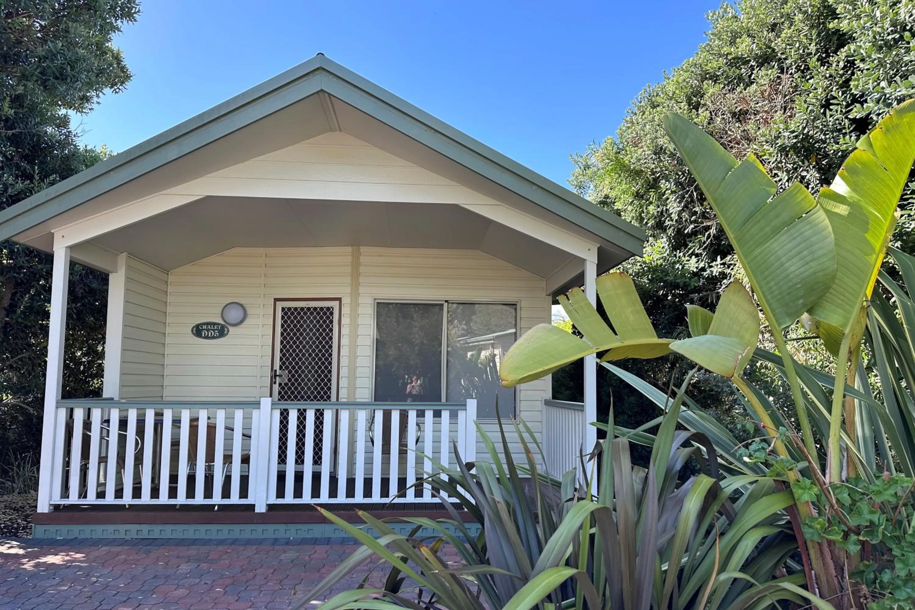 Balcony/Terrace in BIG4 Middleton Beach Holiday Park