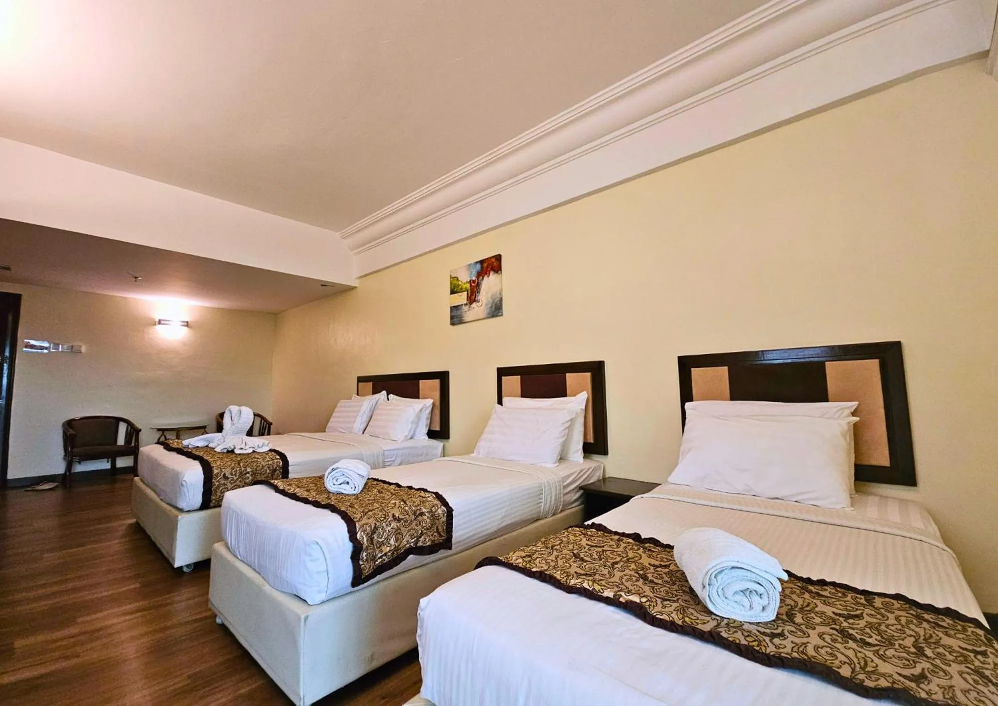 Bed in Hotel Taiping Perdana