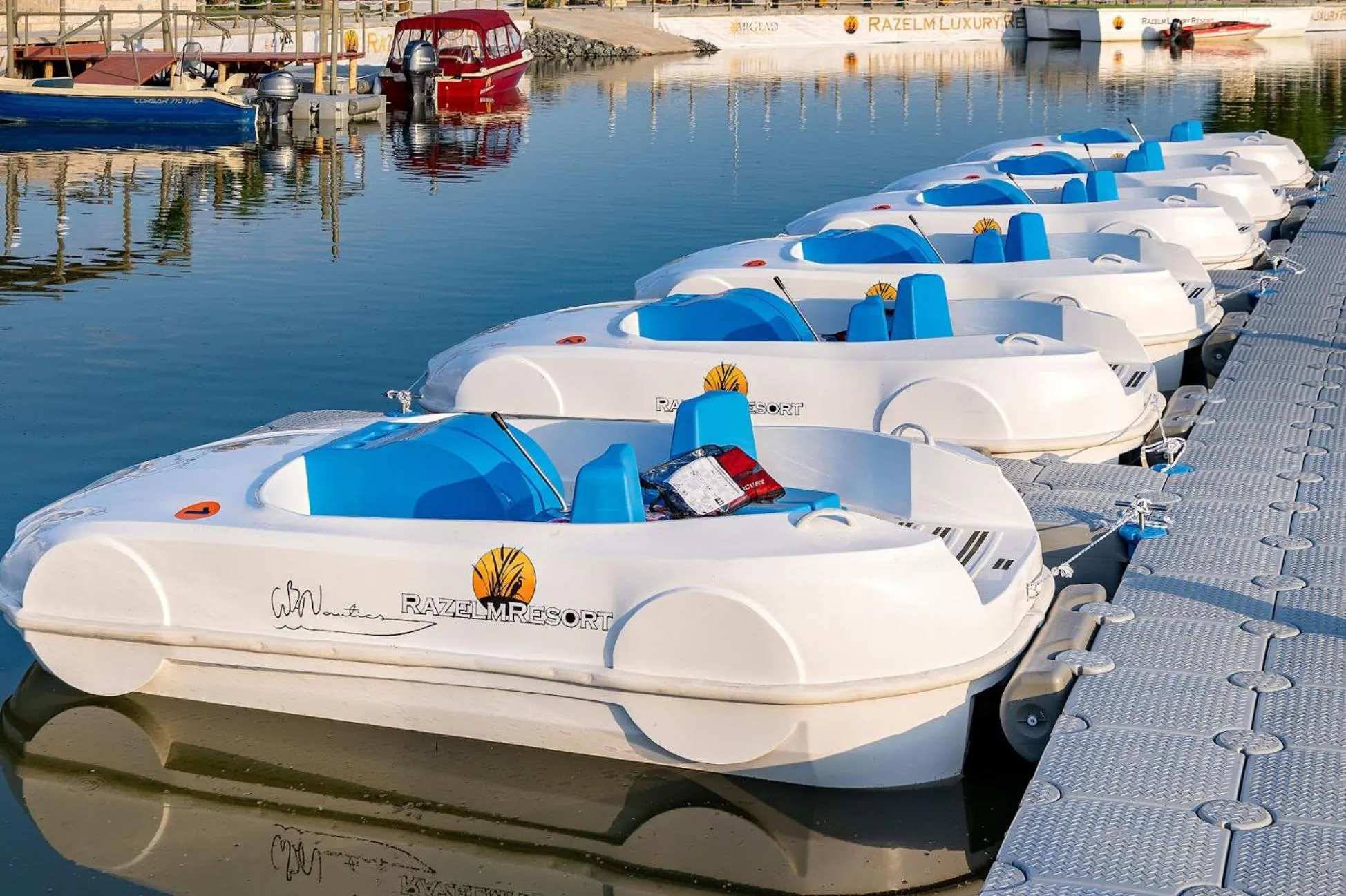 Aqua park in Razelm Luxury Resort