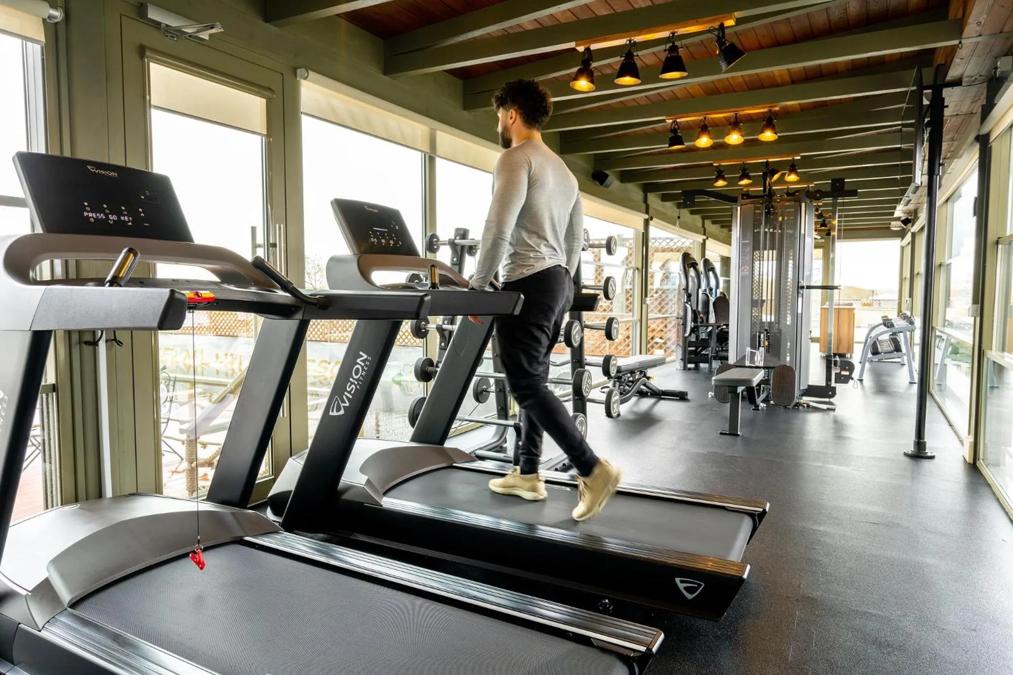 Fitness centre/facilities in Razelm Luxury Resort