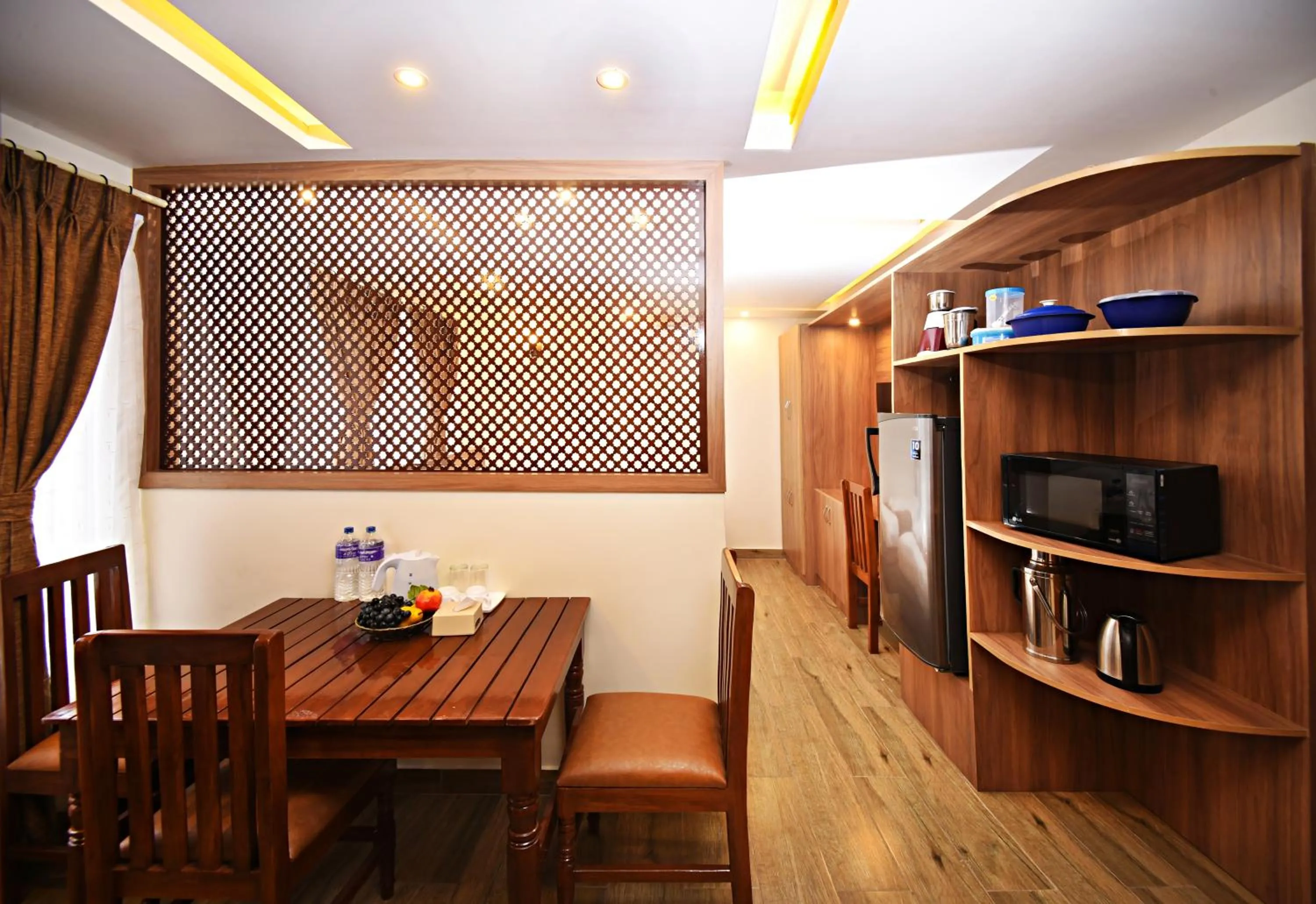 Seating area in Capital Boutique Hotel