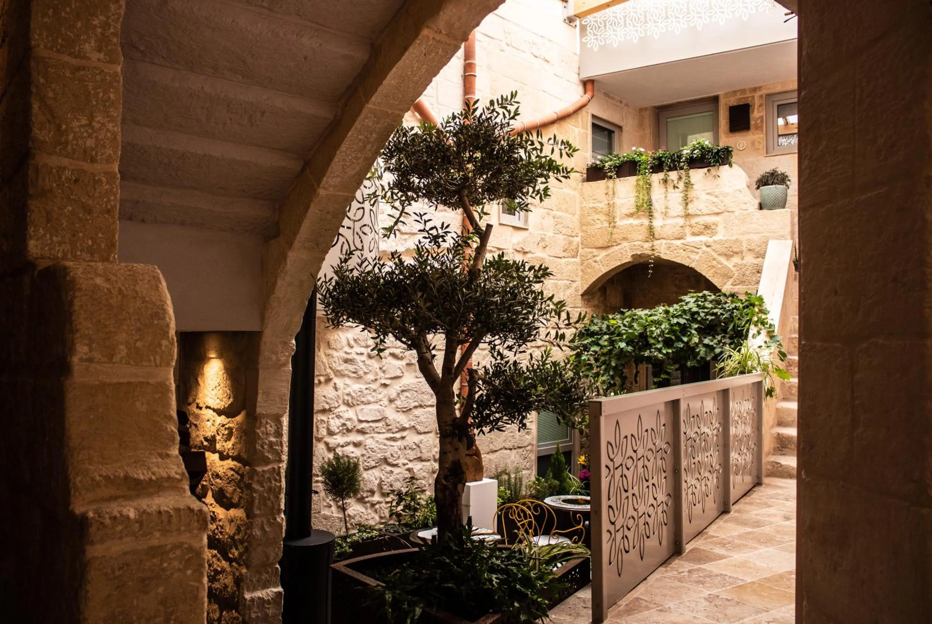 Inner courtyard view in The Mdina Heritage Boutique Hotel - By Luxury Villas International