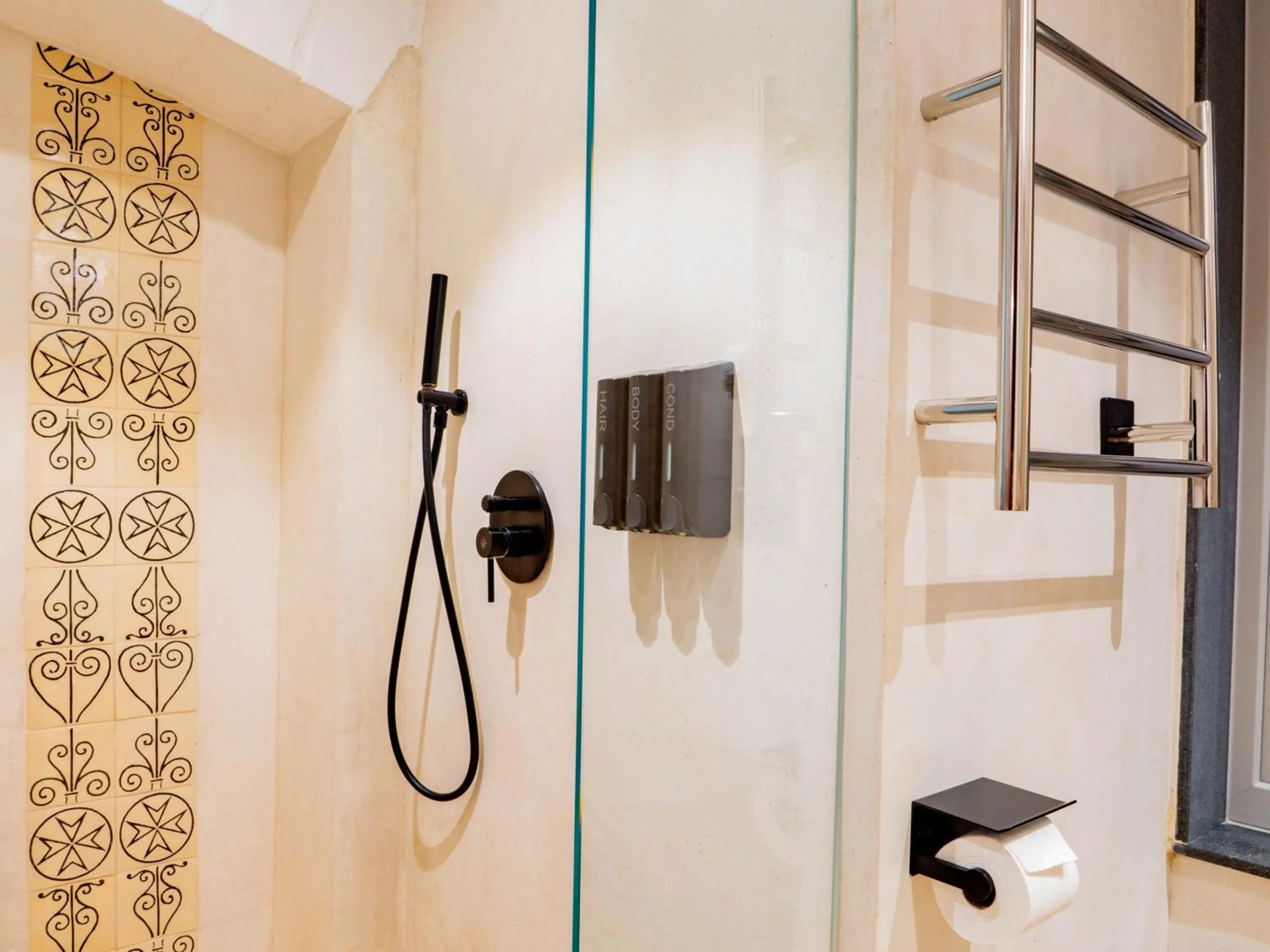 Shower in The Mdina Heritage Boutique Hotel - By Luxury Villas International