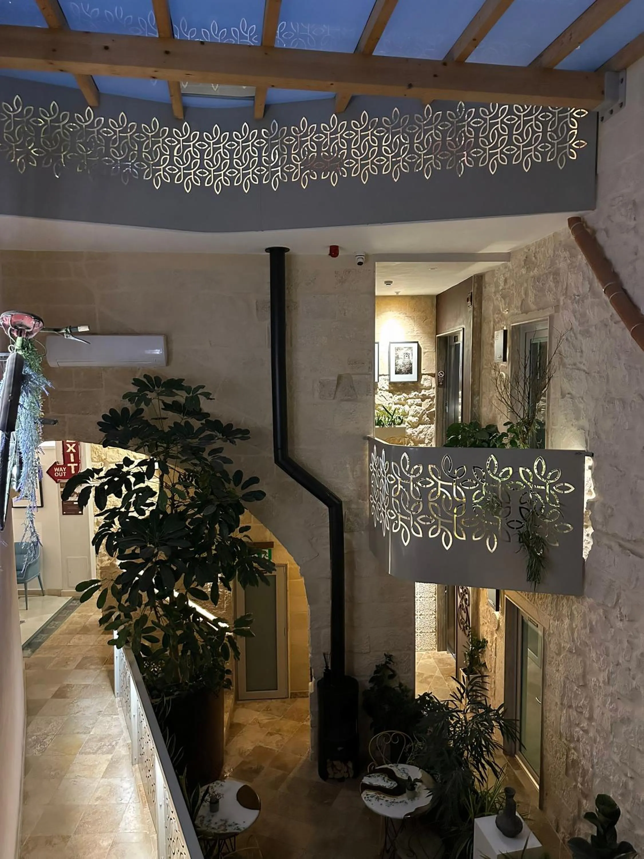 Inner courtyard view in The Mdina Heritage Boutique Hotel - By Luxury Villas International