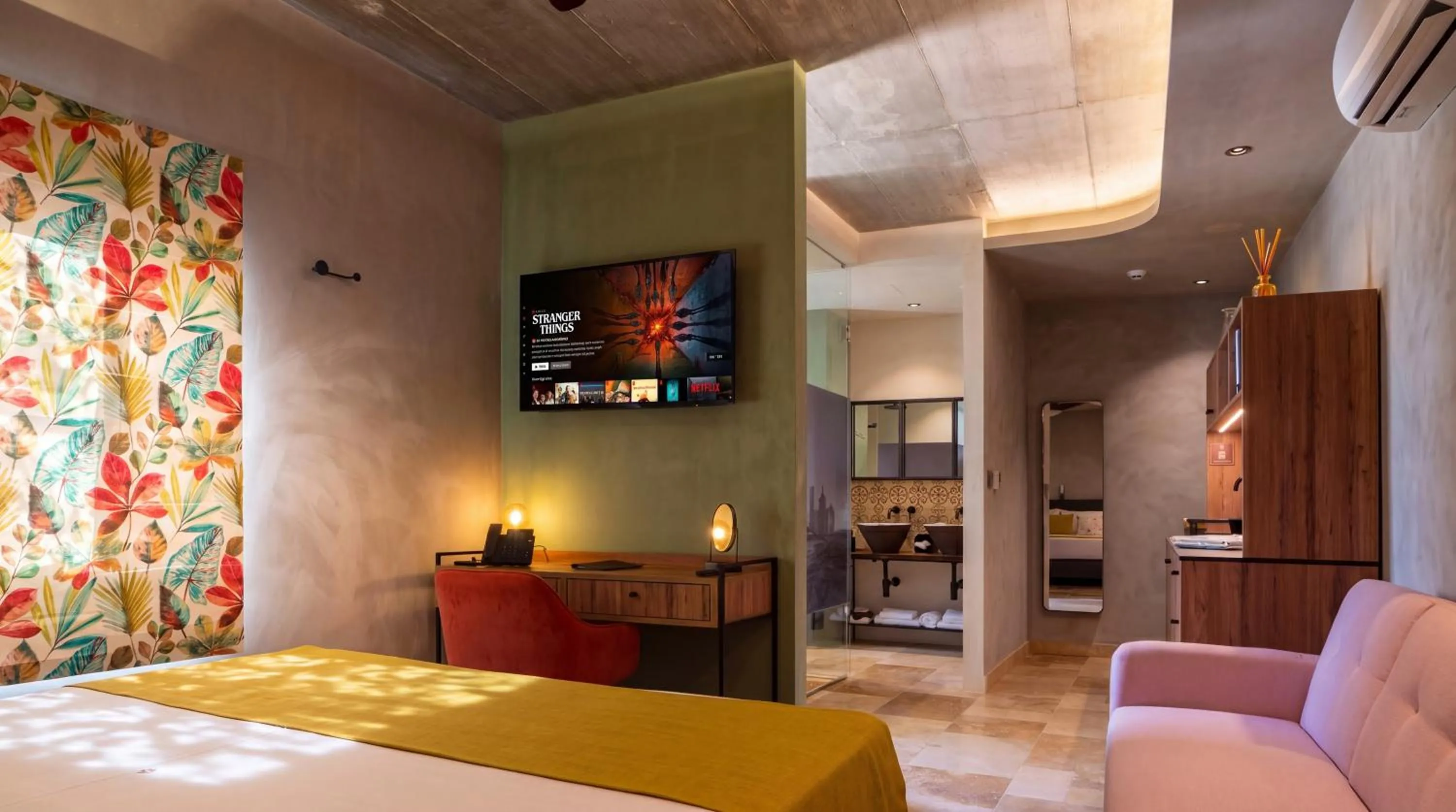 Communal lounge/ TV room, Bed in The Mdina Heritage Boutique Hotel - By Luxury Villas International