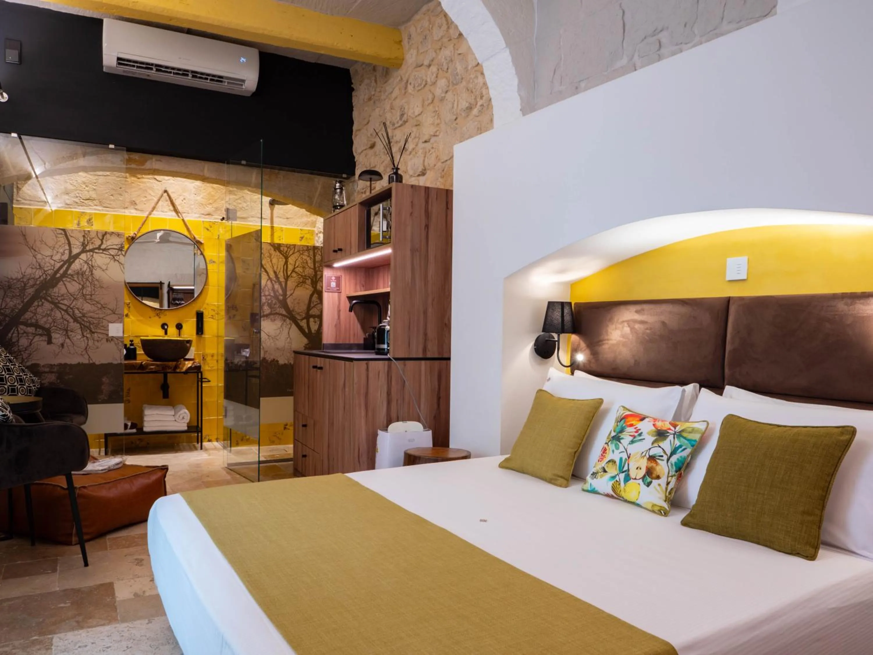 Bedroom, Bed in The Mdina Heritage Boutique Hotel - By Luxury Villas International