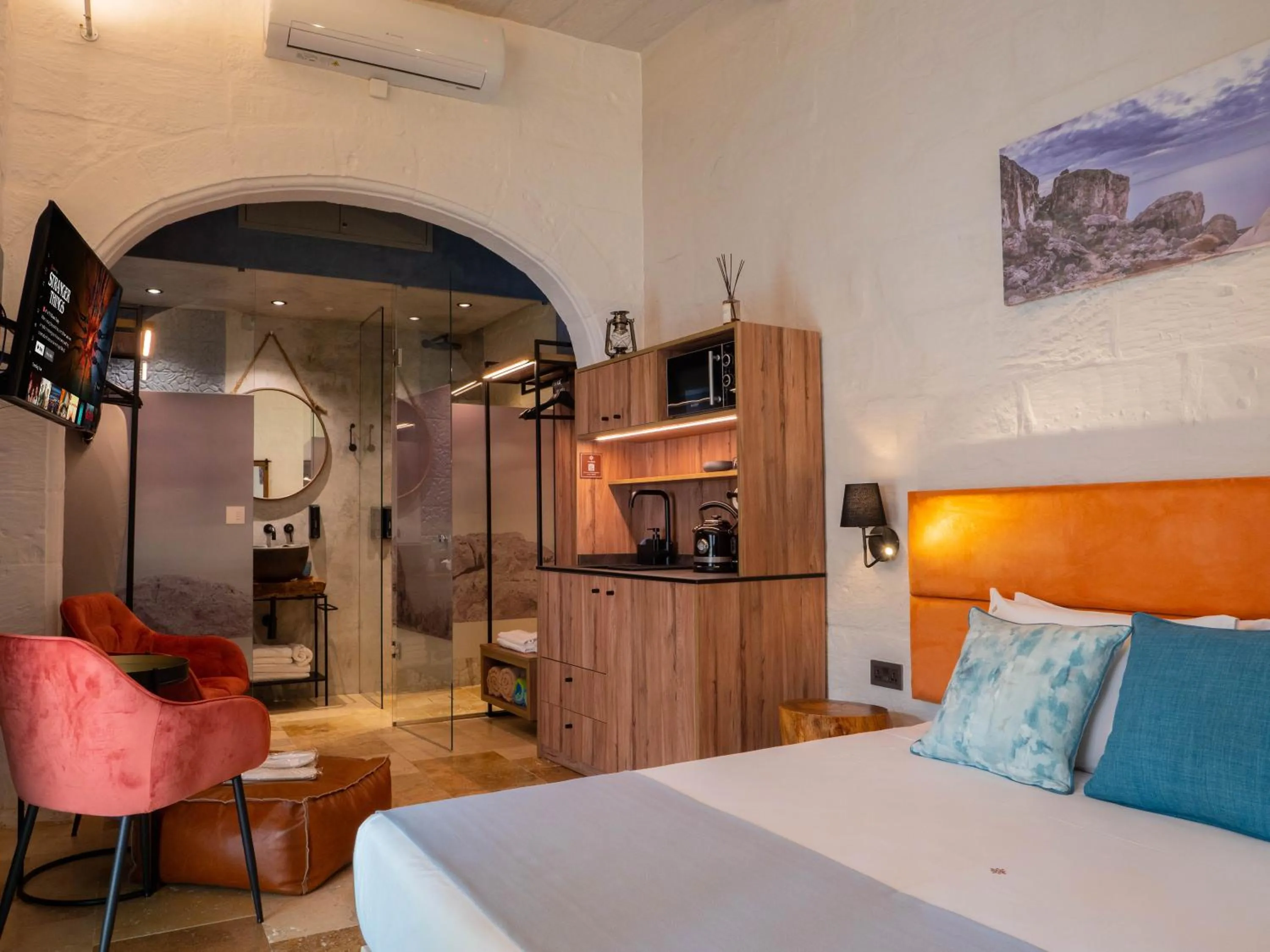 Bedroom, Bed in The Mdina Heritage Boutique Hotel - By Luxury Villas International