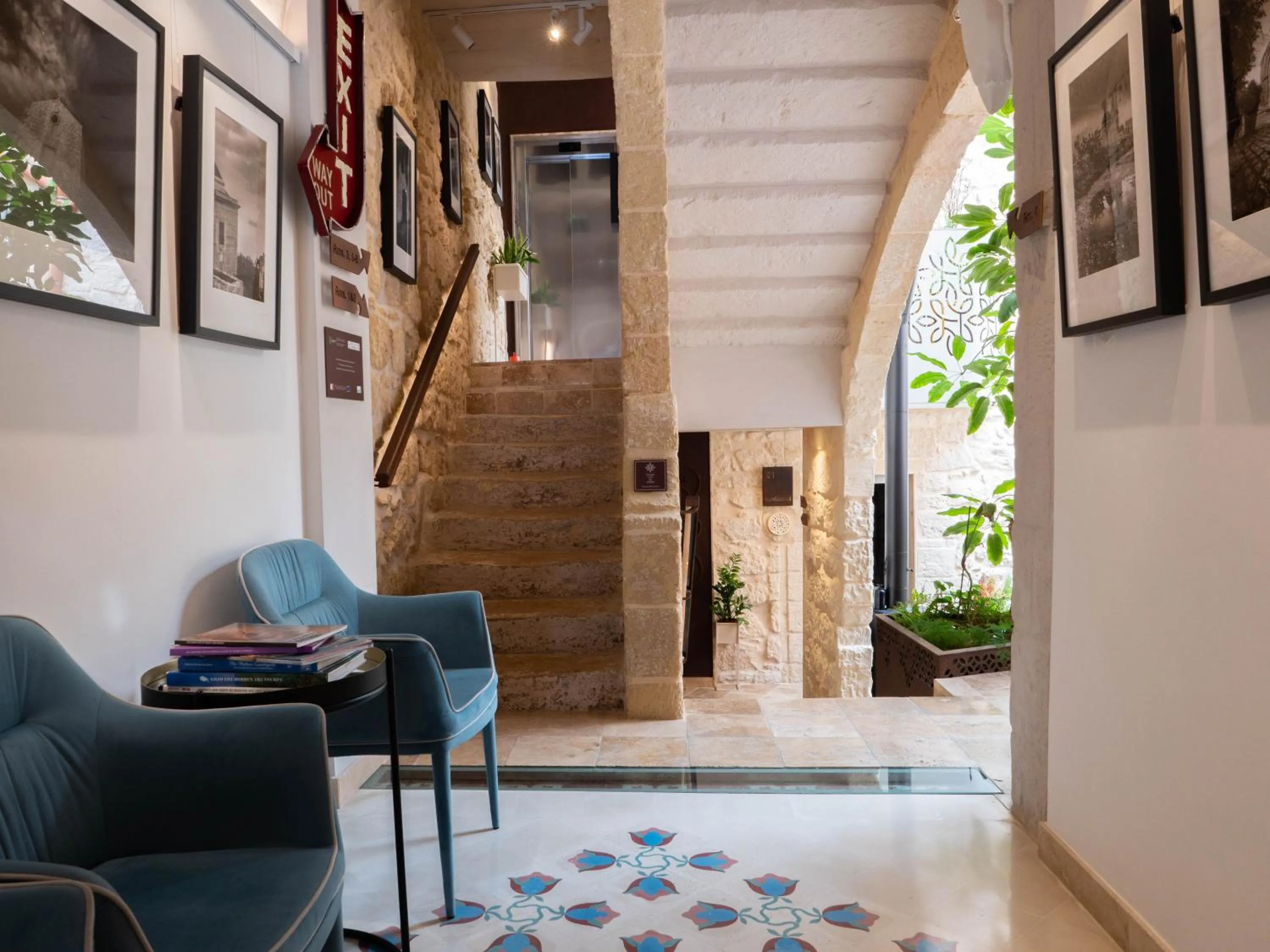 Seating area in The Mdina Heritage Boutique Hotel - By Luxury Villas International