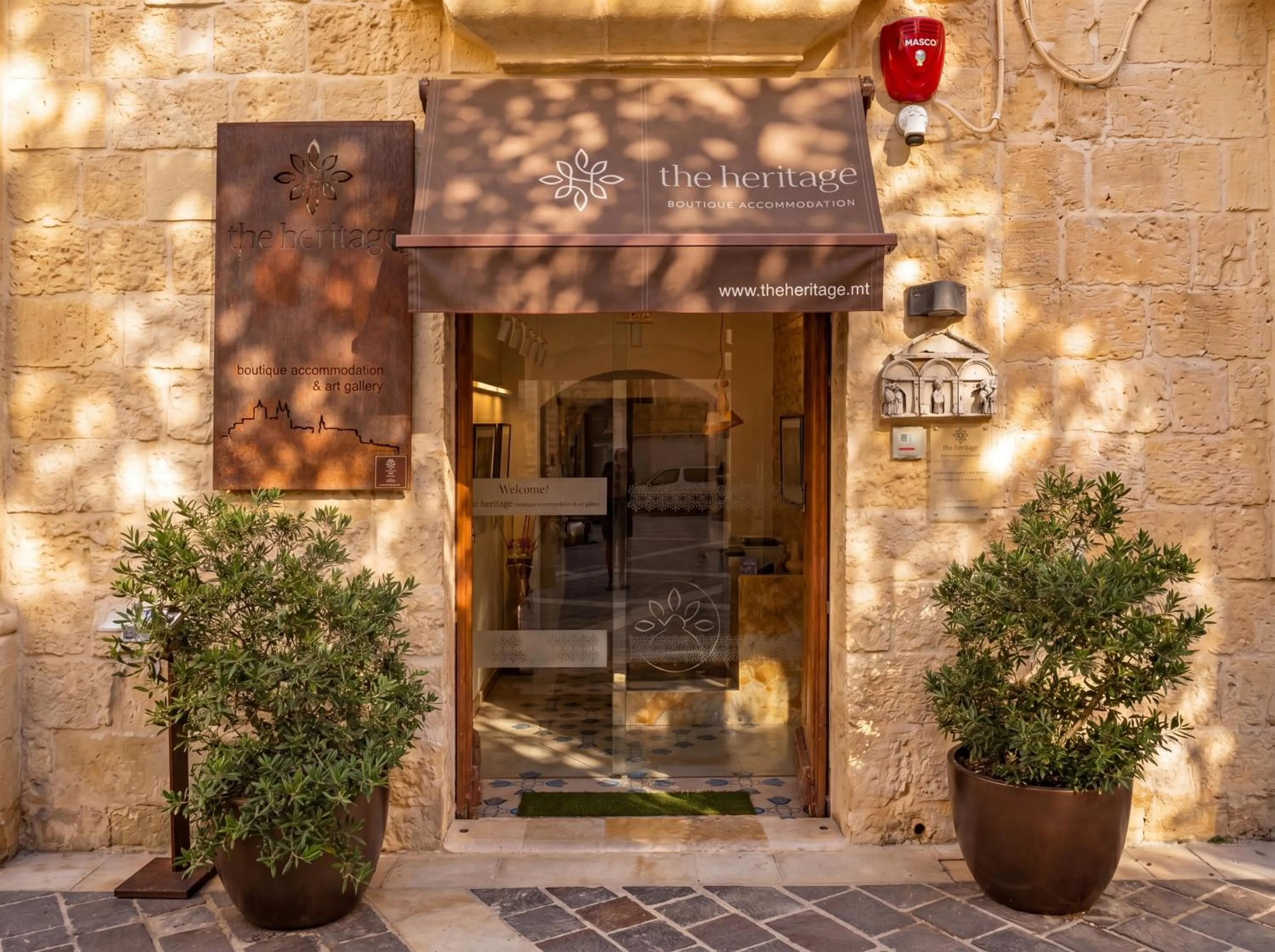Facade/entrance in The Mdina Heritage Boutique Hotel - By Luxury Villas International