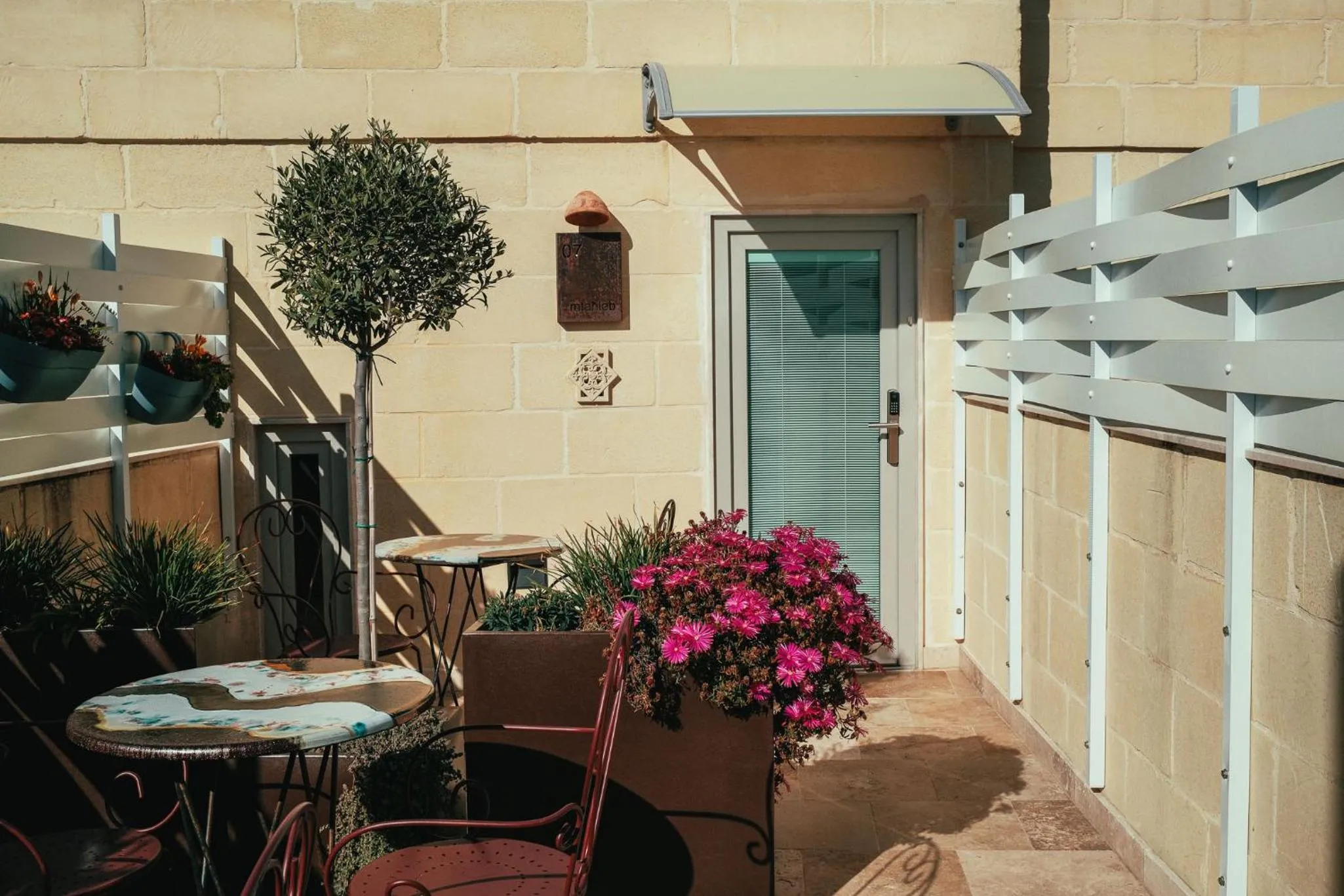 Balcony/Terrace in The Mdina Heritage Boutique Hotel - By Luxury Villas International