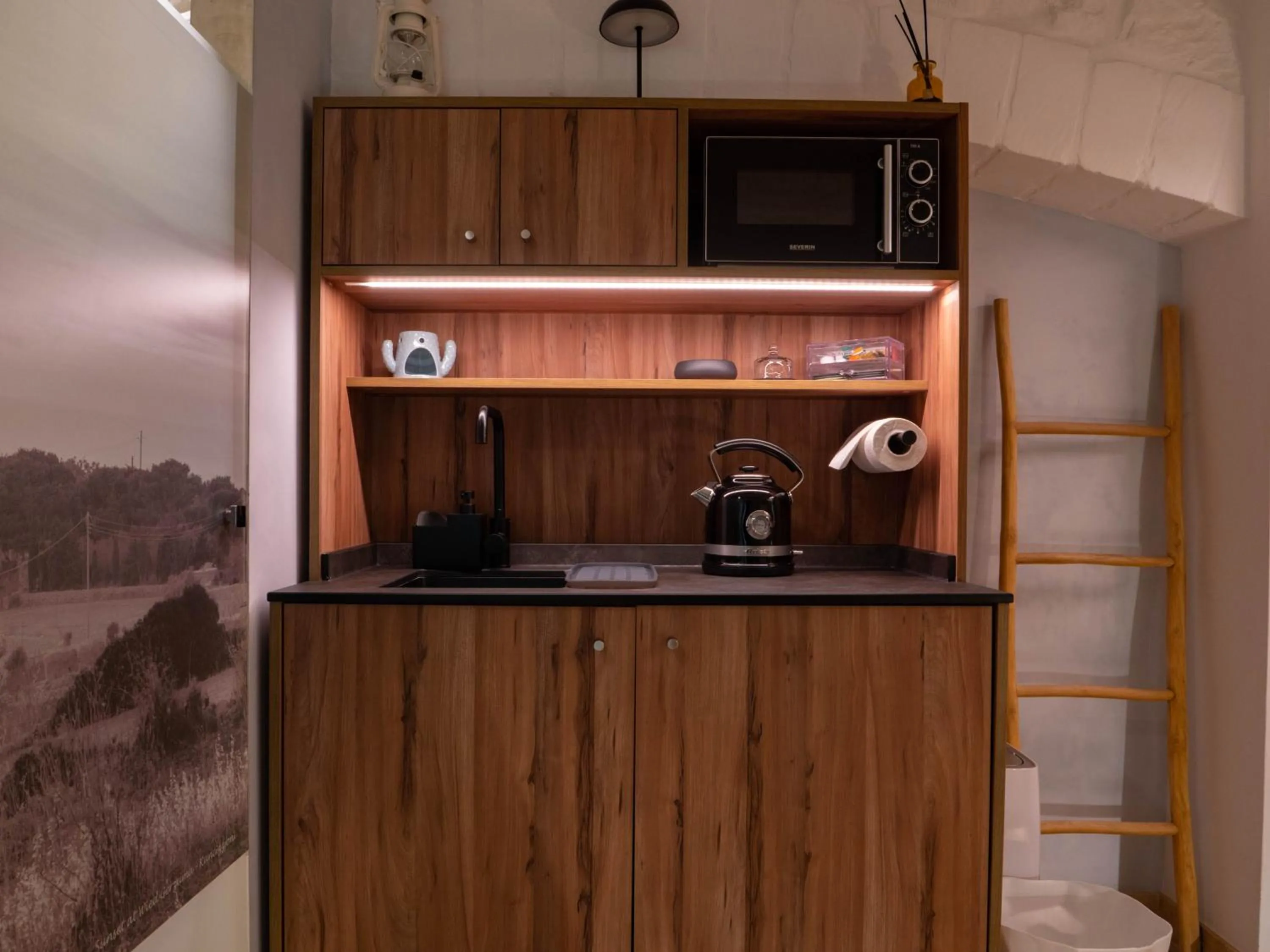 Kitchen or kitchenette in The Mdina Heritage Boutique Hotel - By Luxury Villas International