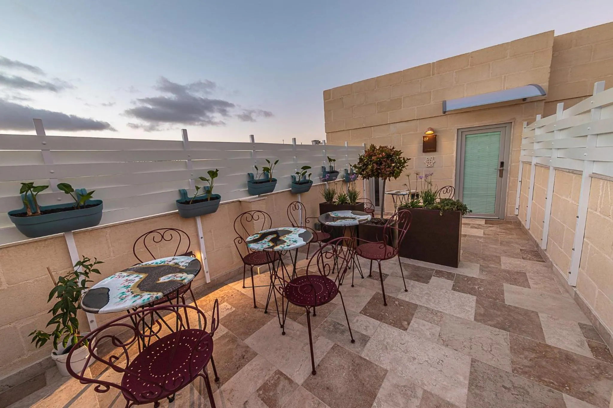 Balcony/Terrace in The Mdina Heritage Boutique Hotel - By Luxury Villas International