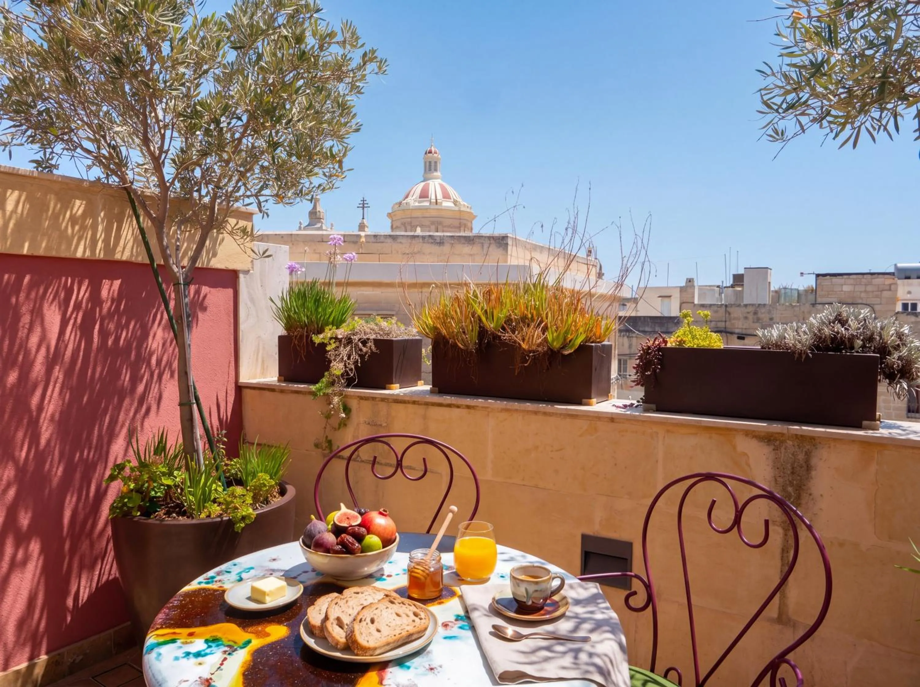 Patio in The Mdina Heritage Boutique Hotel - By Luxury Villas International