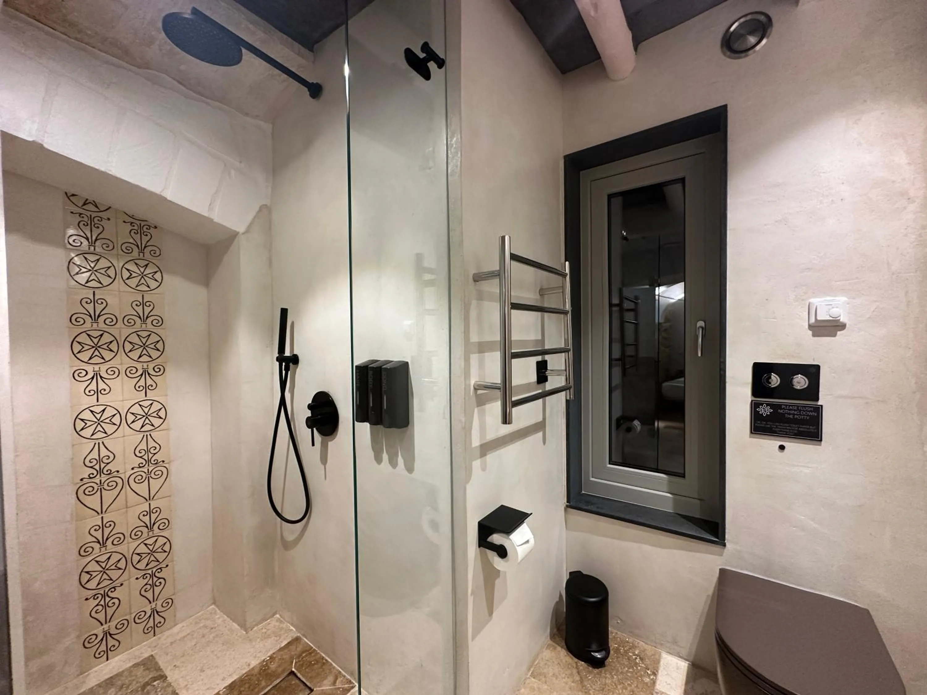 Shower in The Mdina Heritage Boutique Hotel - By Luxury Villas International