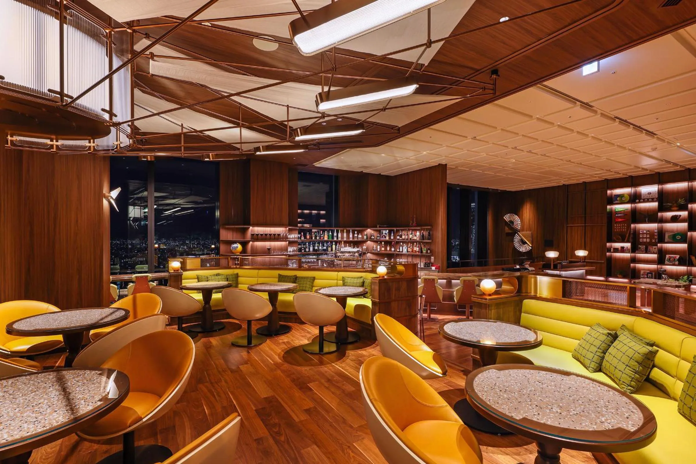 Dining area in Centara Grand Hotel Osaka