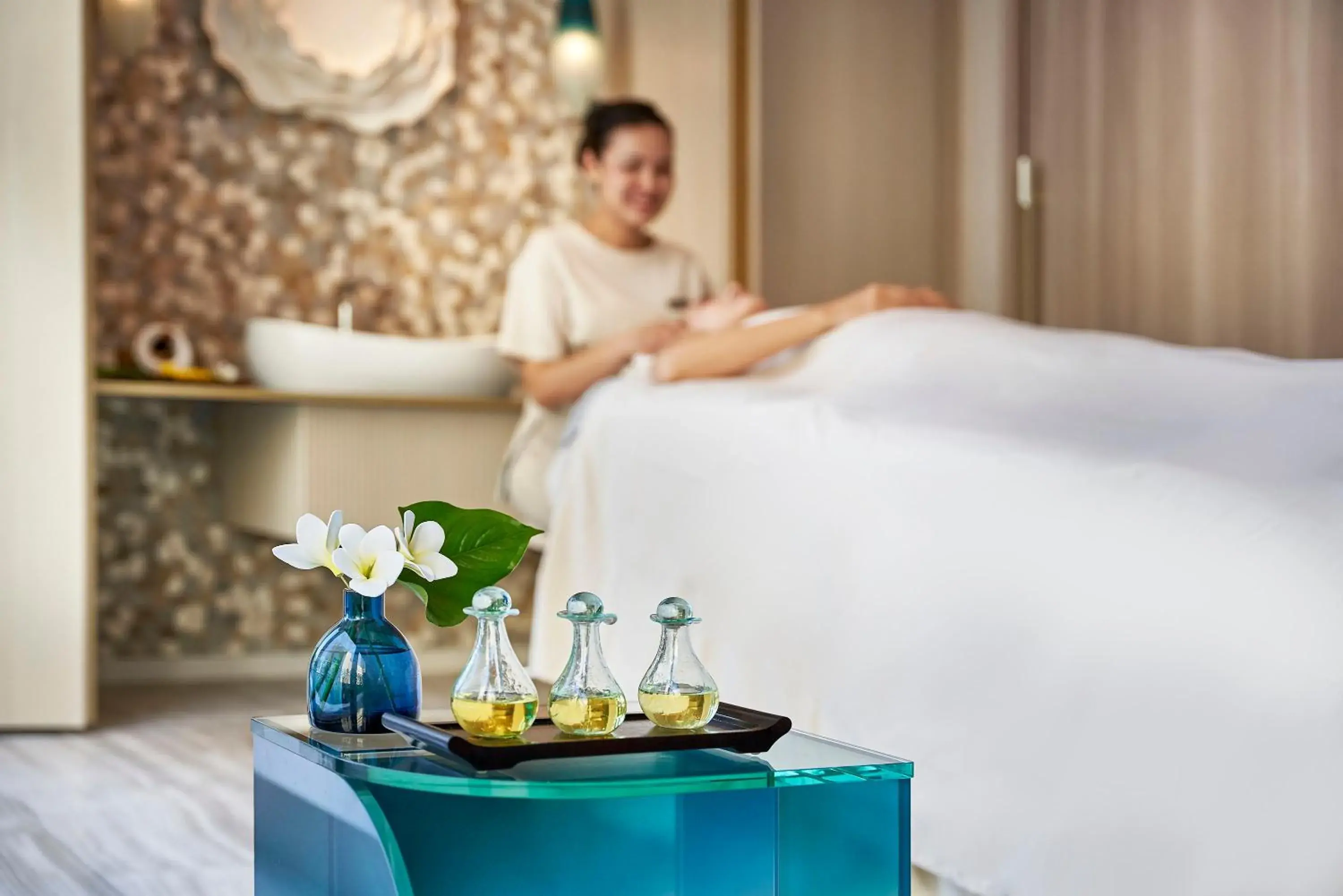 Spa and wellness centre/facilities, Bed in Centara Grand Hotel Osaka Spa and wellness centre/facilities, Bed in Centara Grand Hotel Osaka