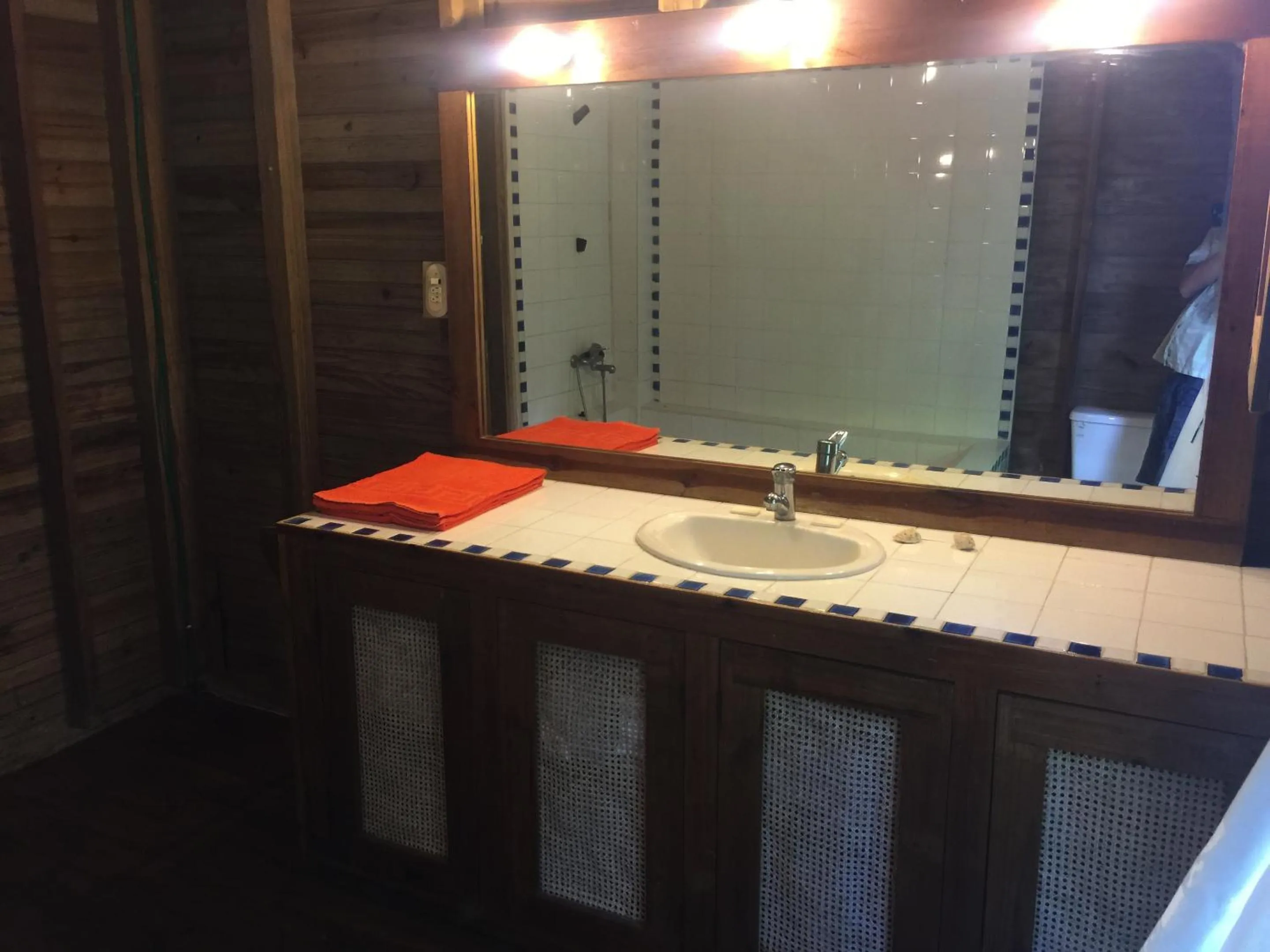 Bathroom in Roatan Bed & Breakfast Apartments