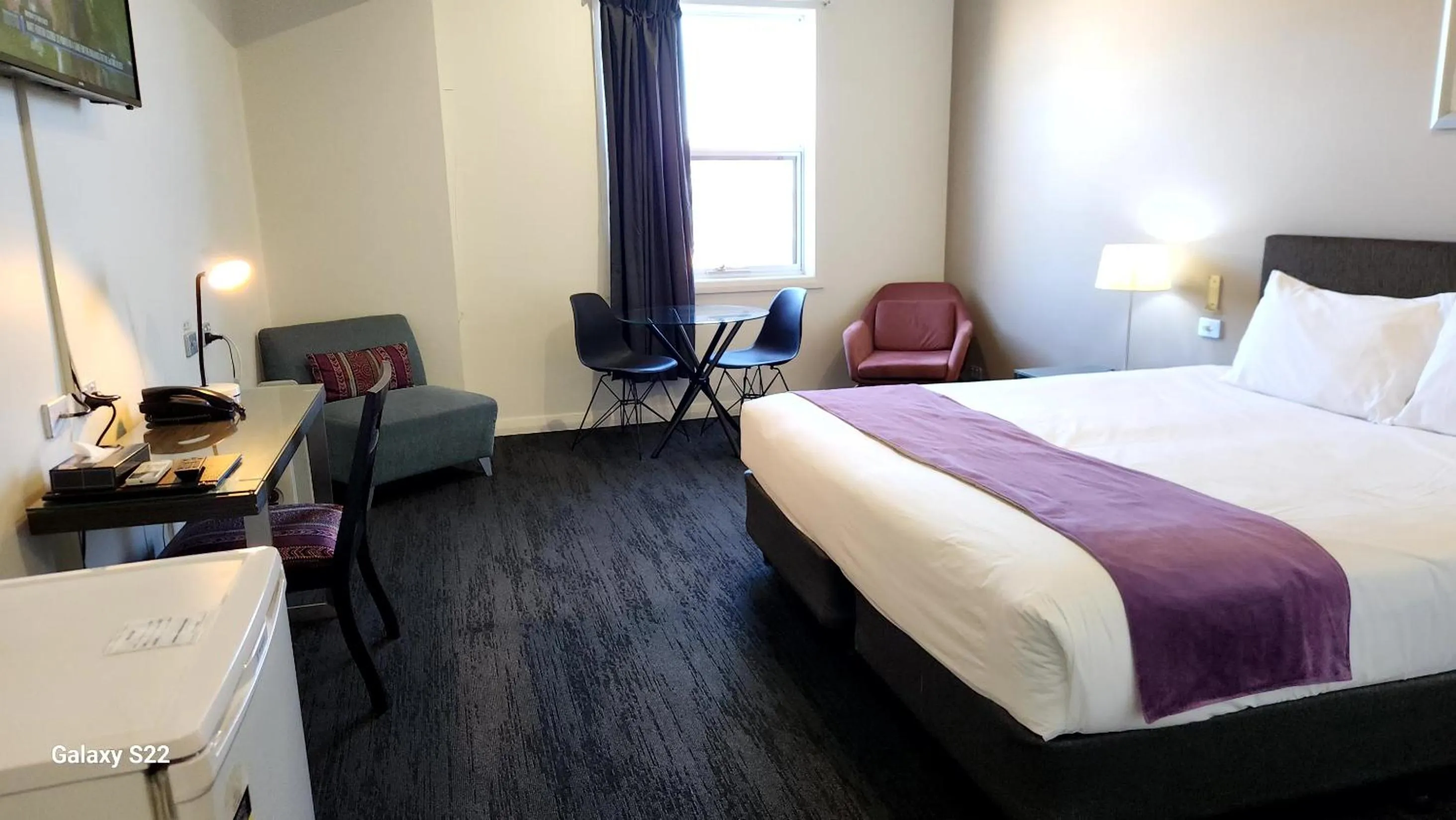 Bed in The Grand Motel