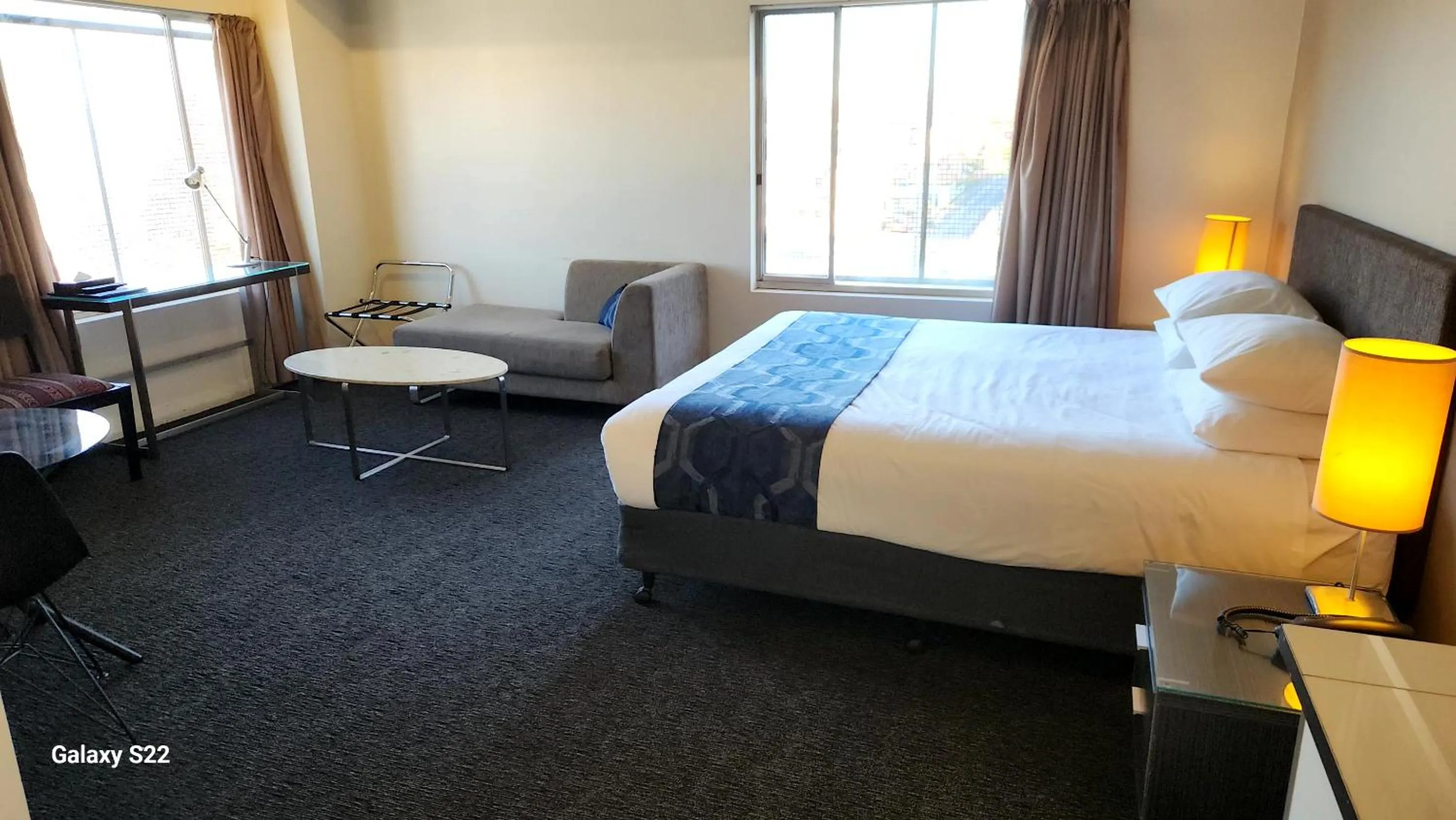 Bed in The Grand Motel