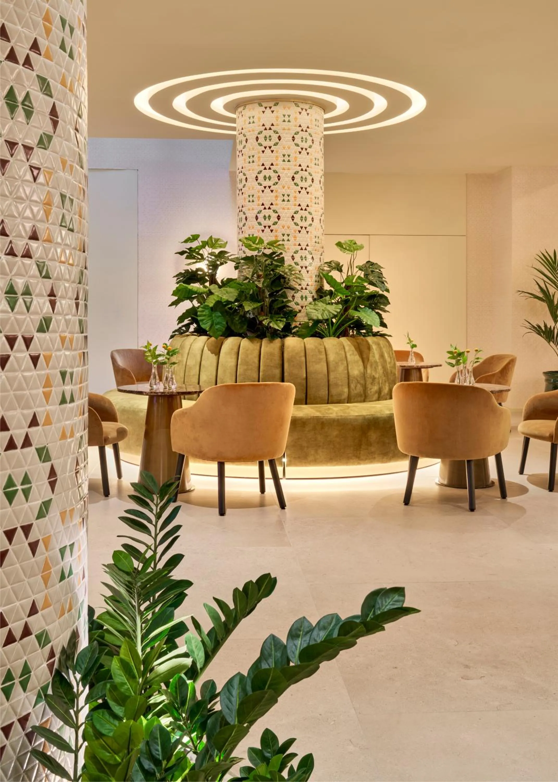 Decorative detail in Barceló Carmen Granada