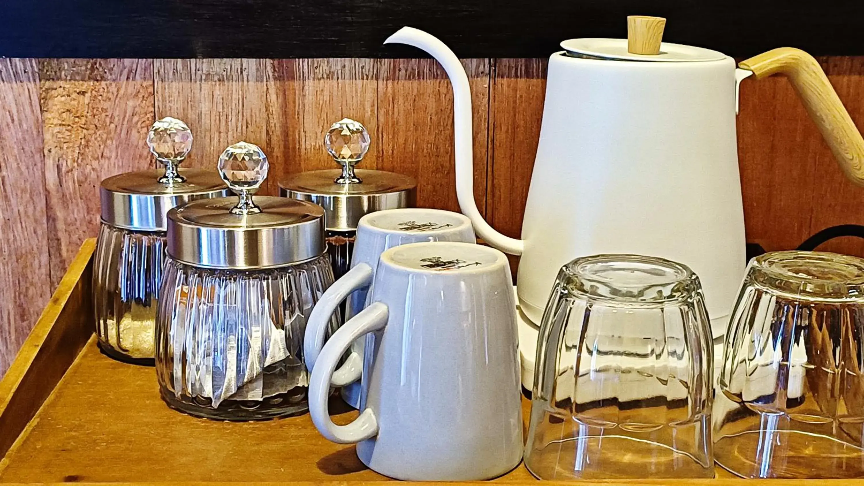 Coffee/tea facilities in Kies Villas Lombok Coffee/tea facilities in Kies Villas Lombok