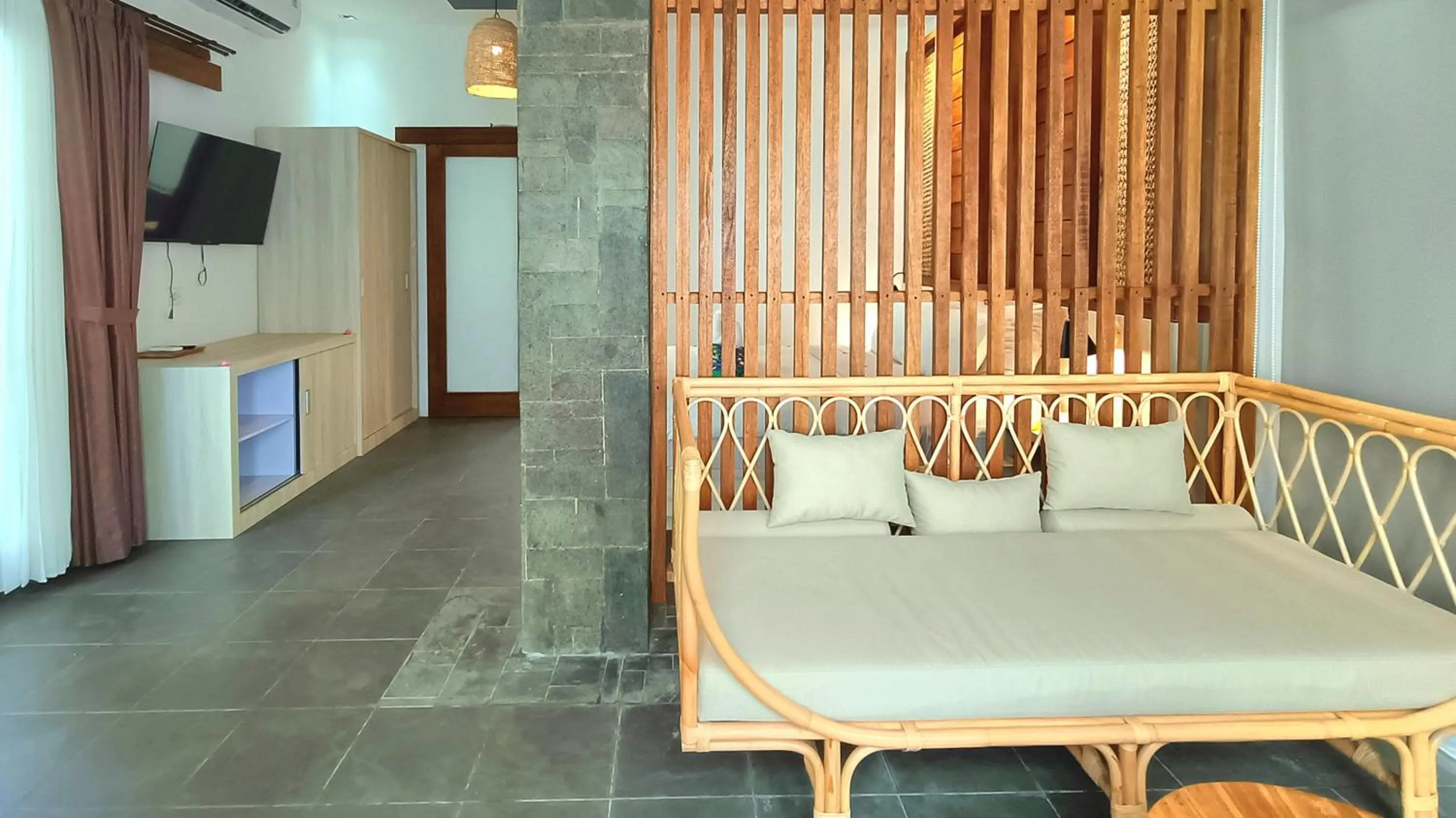 Seating area in Kies Villas Lombok