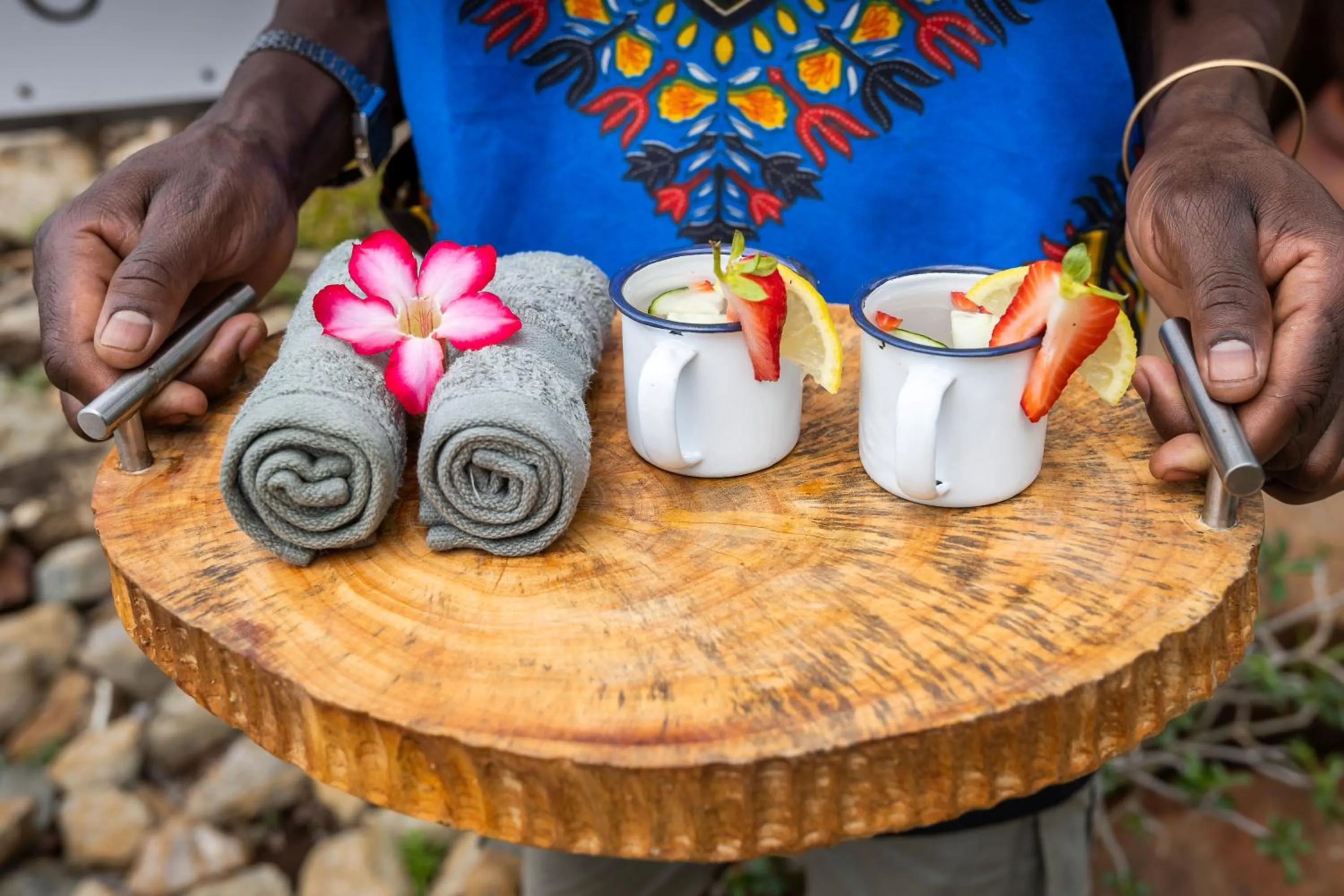 room service in Grace of Africa, Kruger Couples Lodge