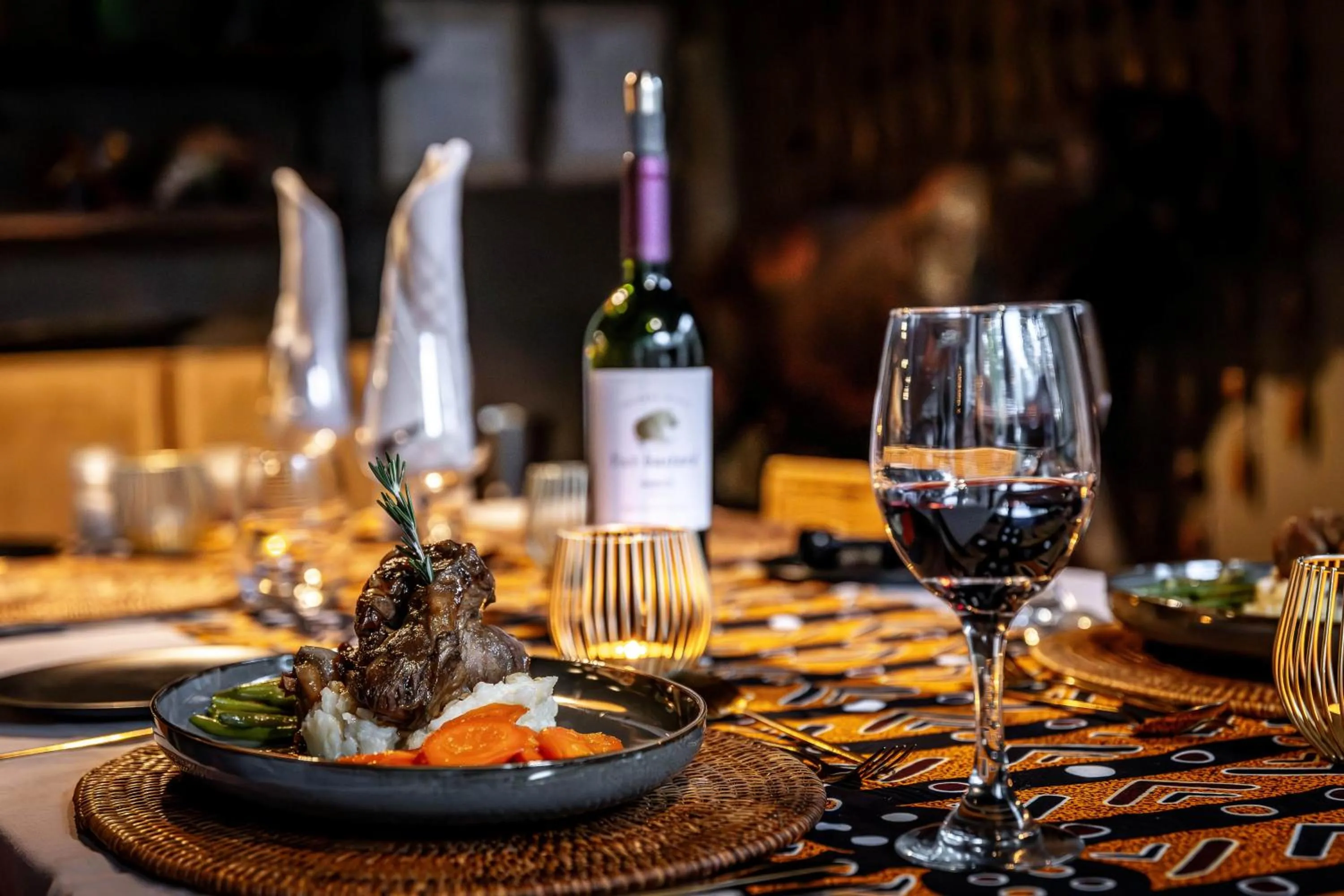 Restaurant/places to eat in Grace of Africa, Kruger Couples Lodge