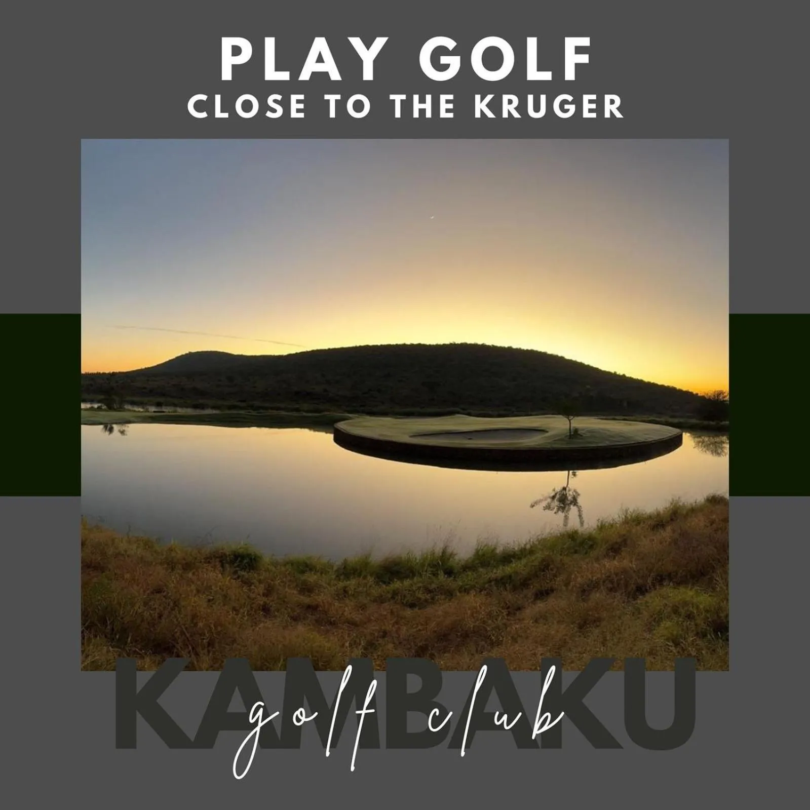 Golfcourse in Grace of Africa, Kruger Couples Lodge
