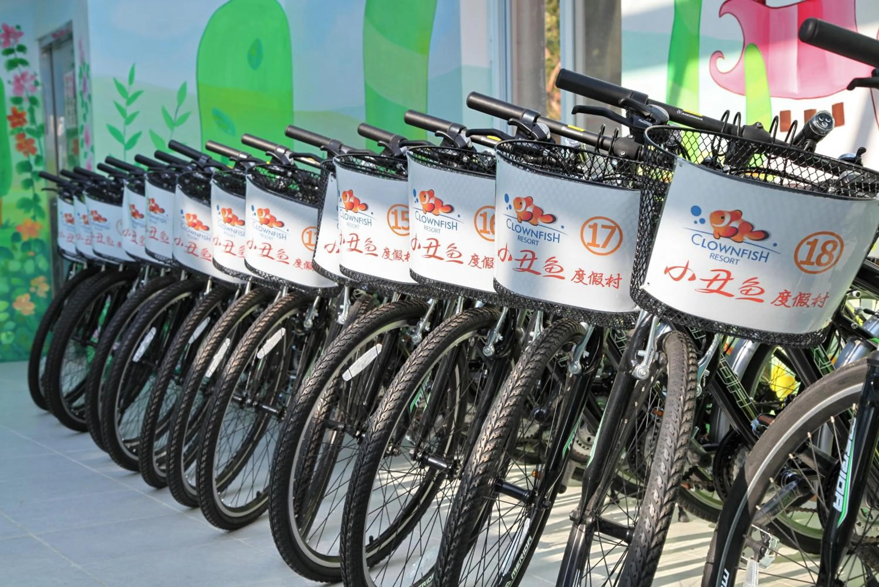 Cycling in Clownfish Resort