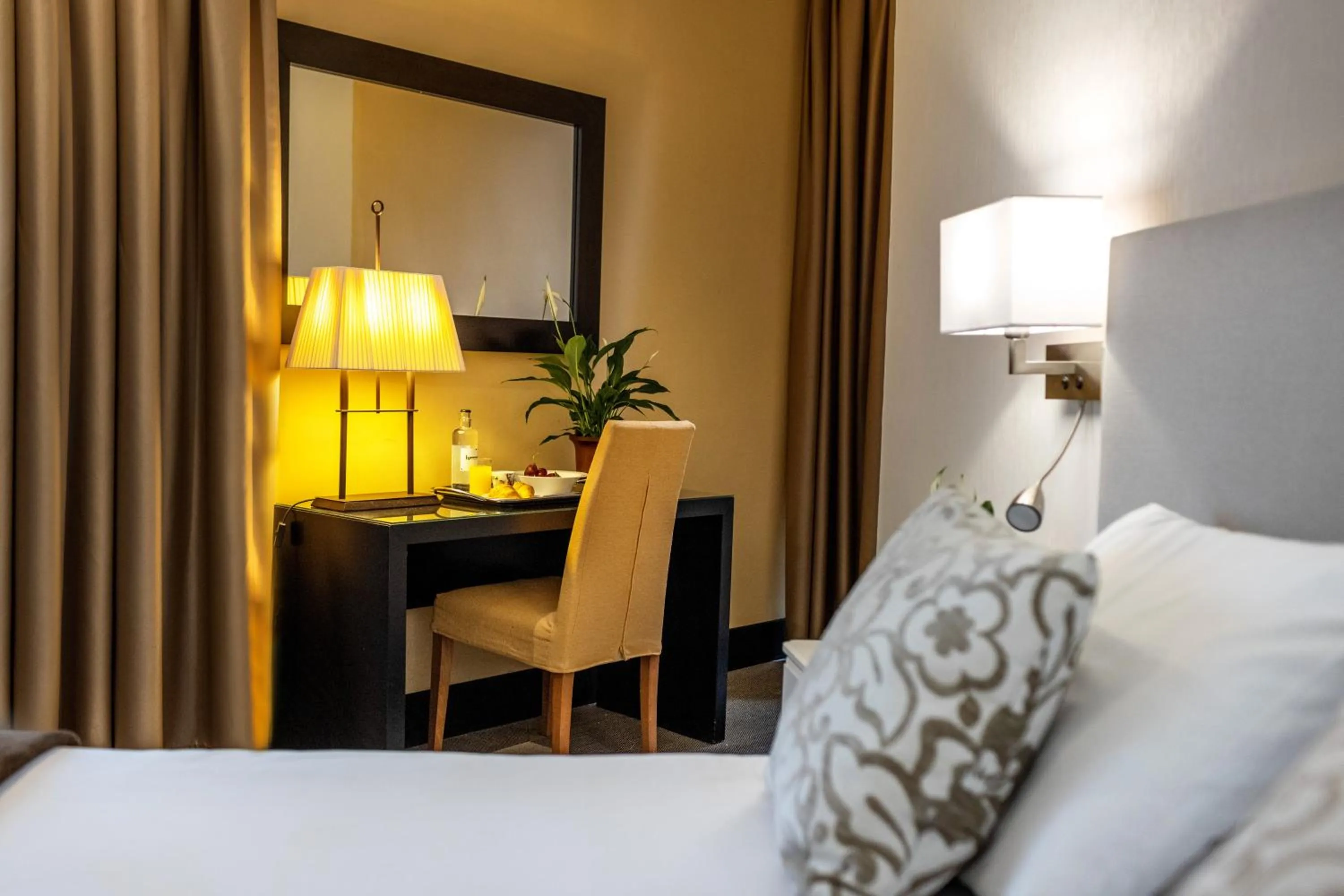 Photo of the whole room, Bed in Hotel Monasterio Benedictino