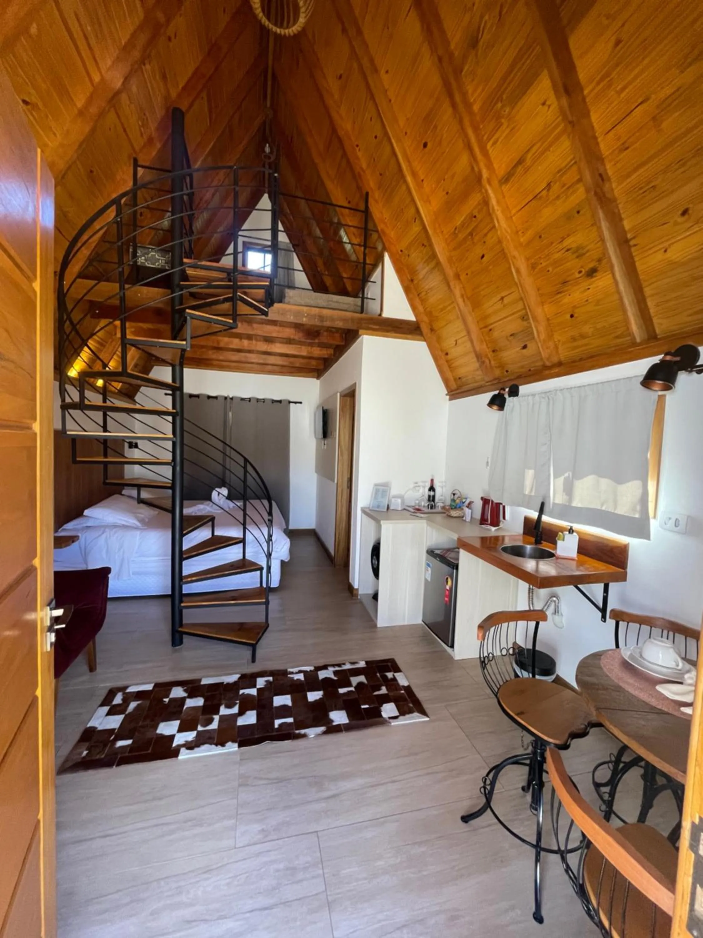 Bed in VILLA ITÁLIA CHALÉ