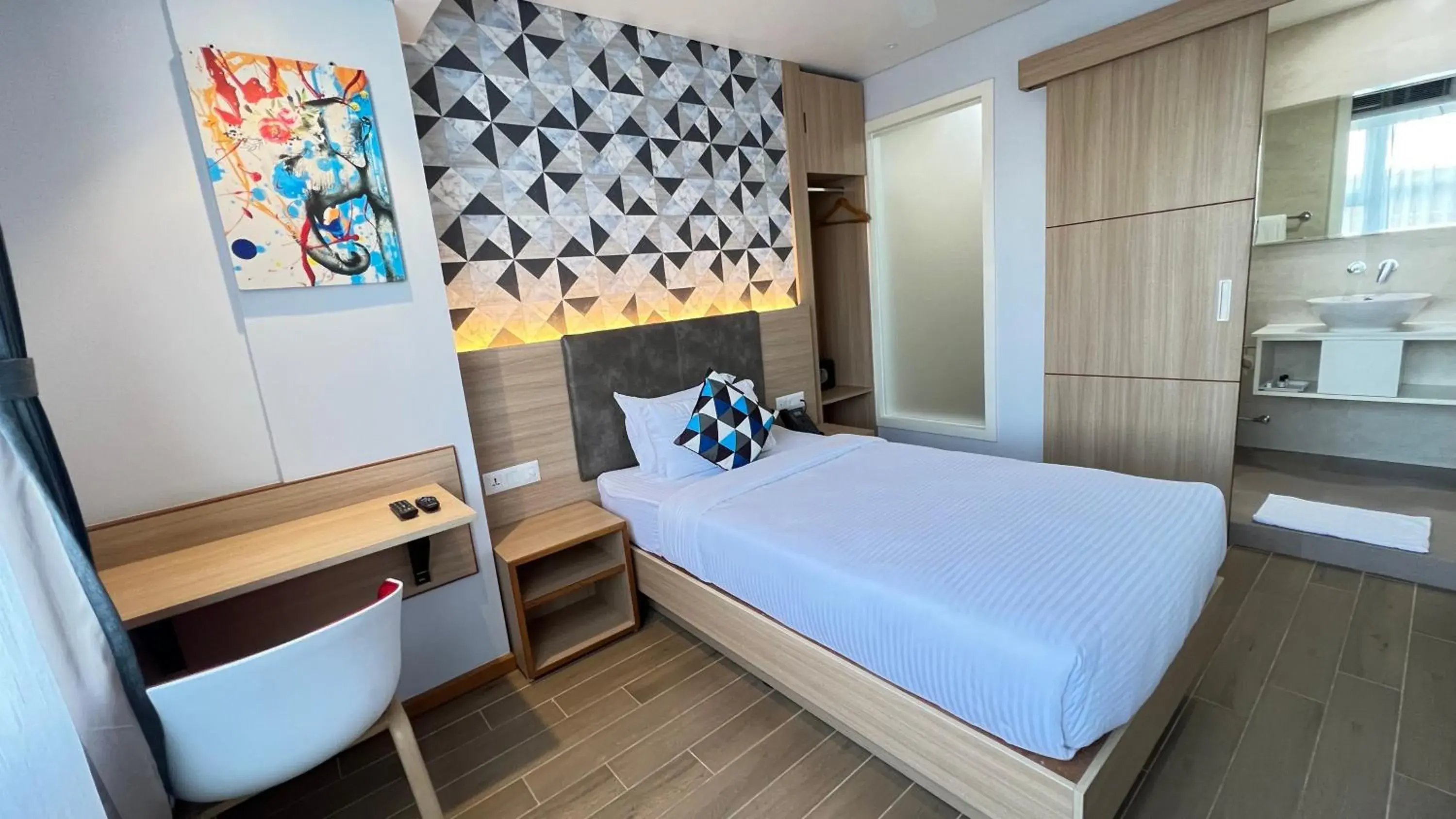 Toilet, Bed in Aurora Boutique Hotel Imphal Toilet, Bed in Aurora Boutique Hotel Imphal