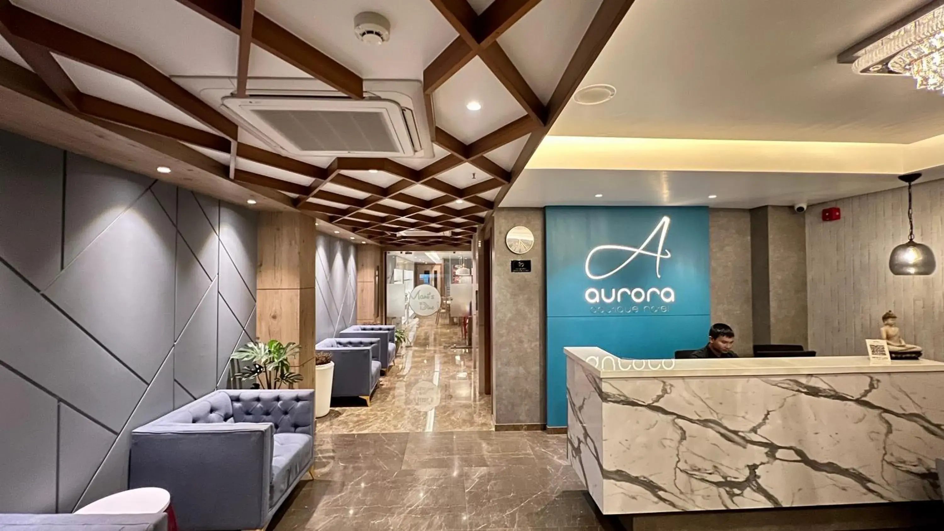 Lobby or reception in Aurora Boutique Hotel Imphal Lobby or reception in Aurora Boutique Hotel Imphal