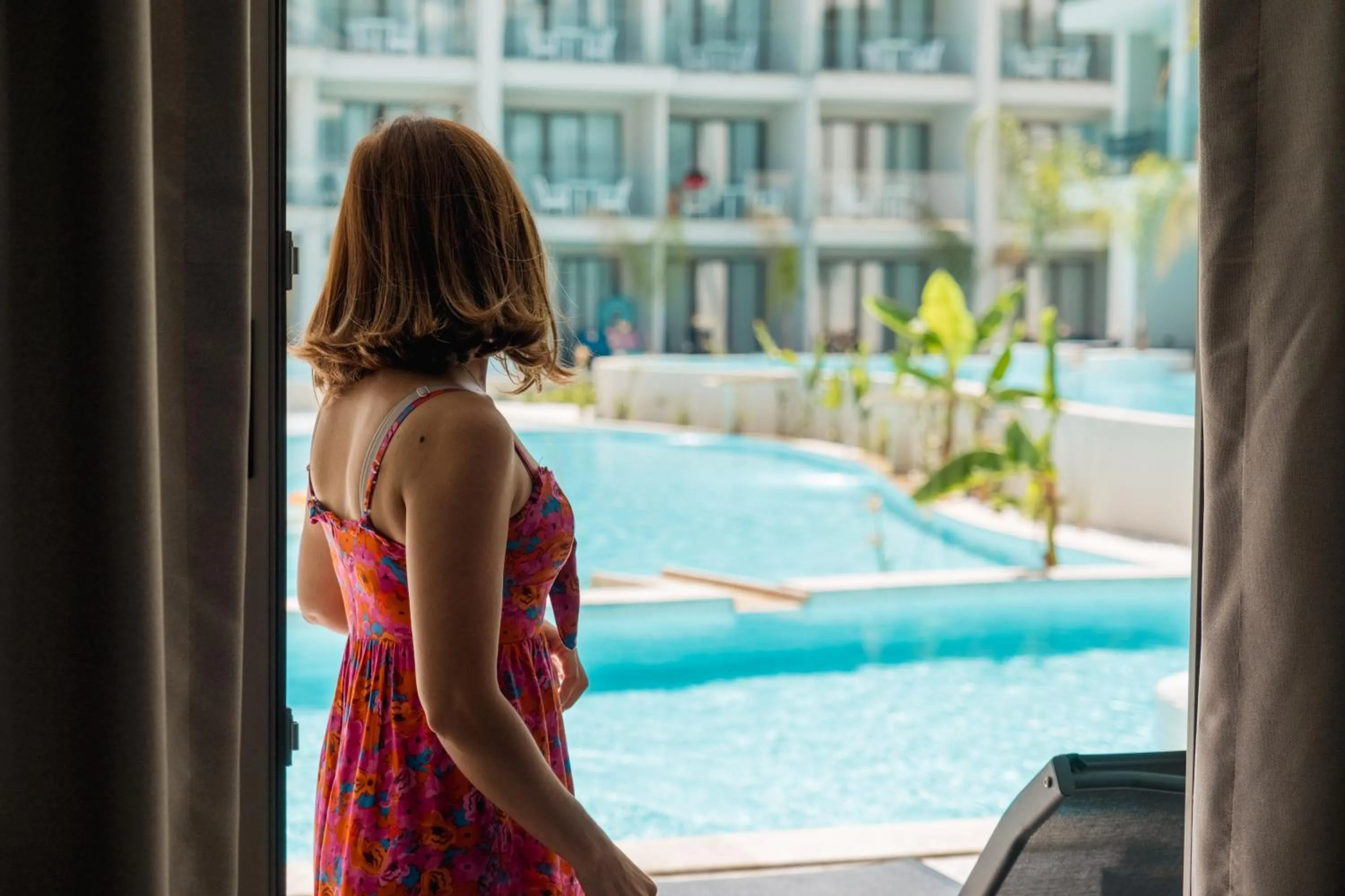 Pool view in Residence 222 Hisarönü