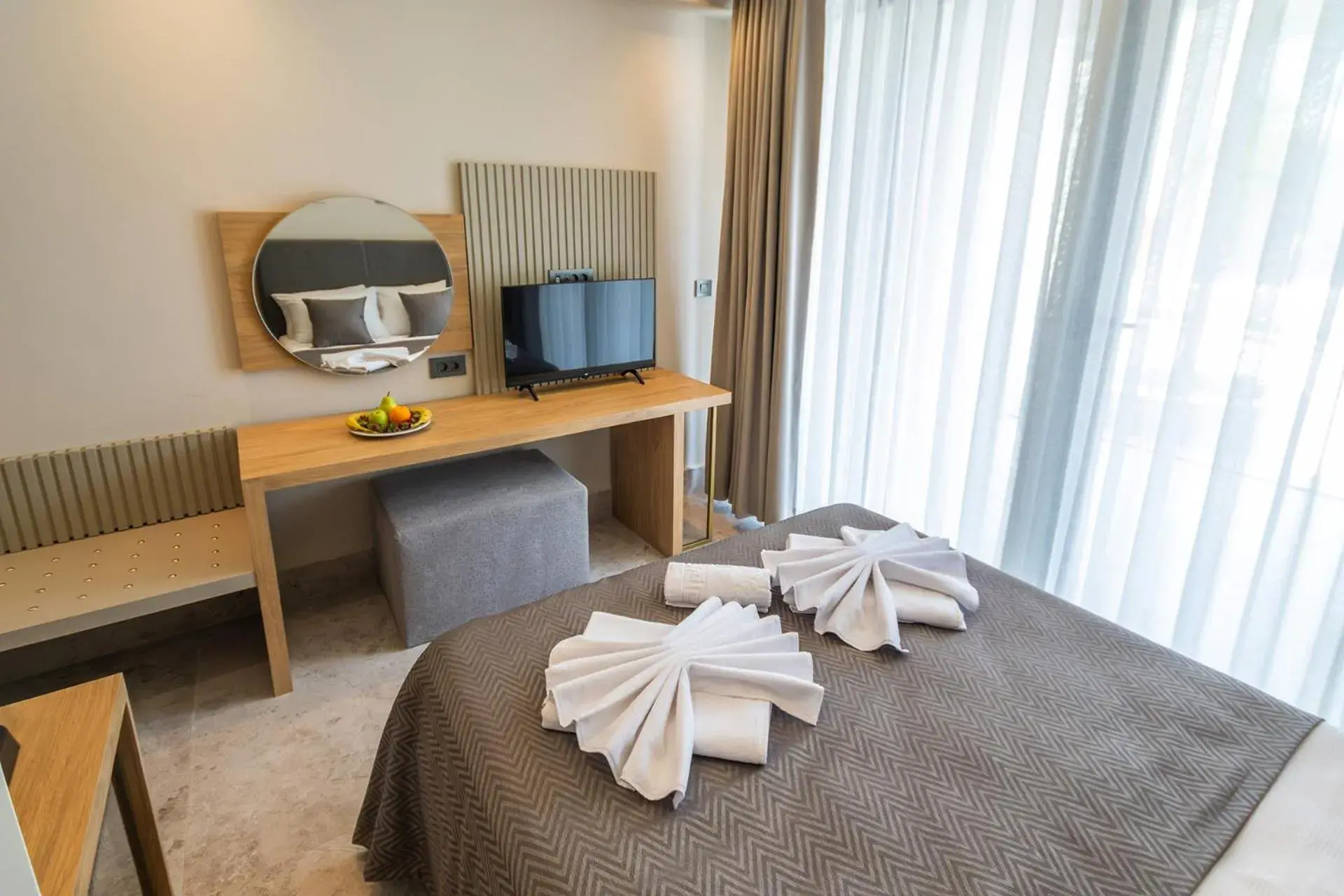 TV and multimedia, Bed in Residence 222 Hisarönü TV and multimedia, Bed in Residence 222 Hisarönü