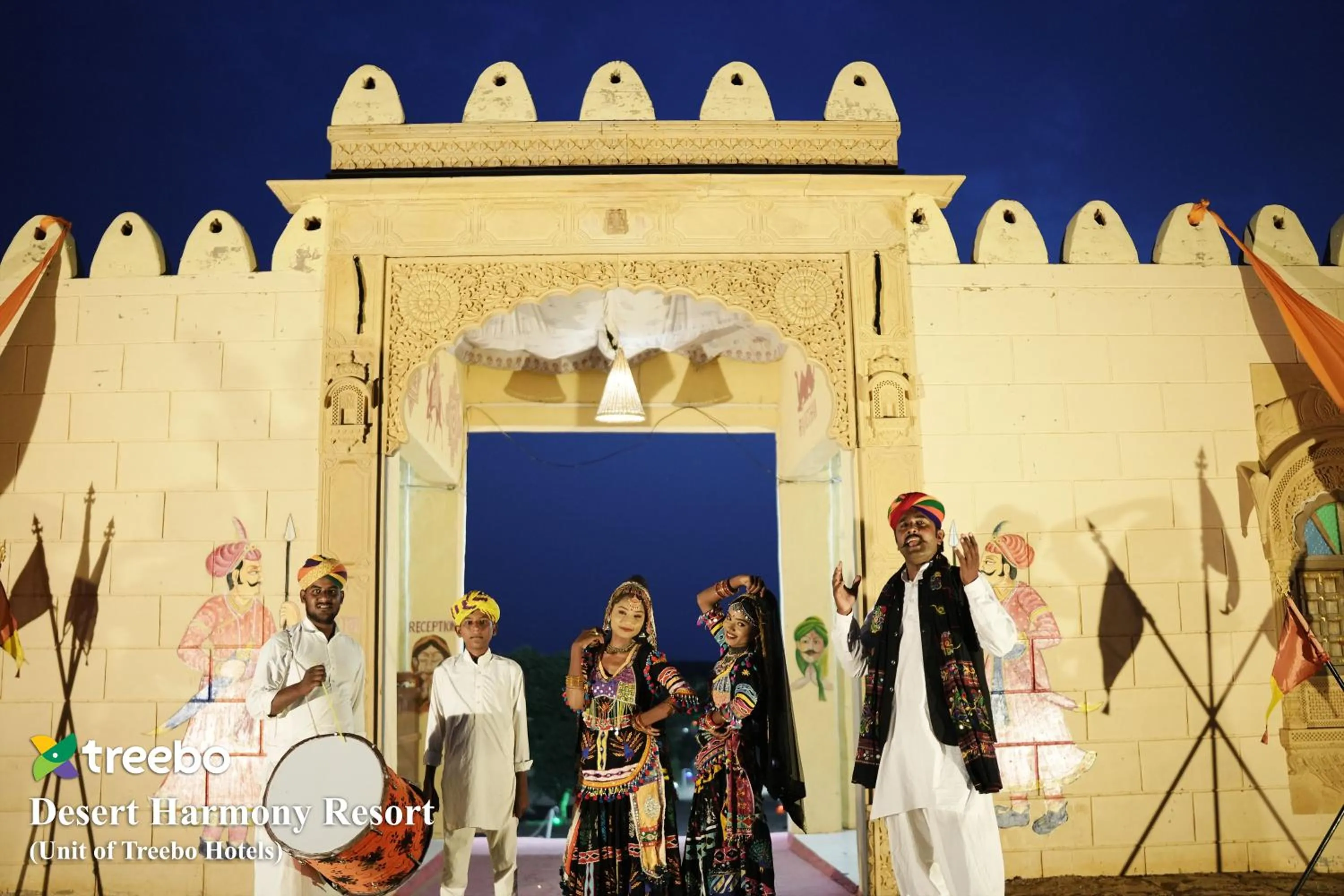 Facade/entrance in Treebo Desert Harmony Camp