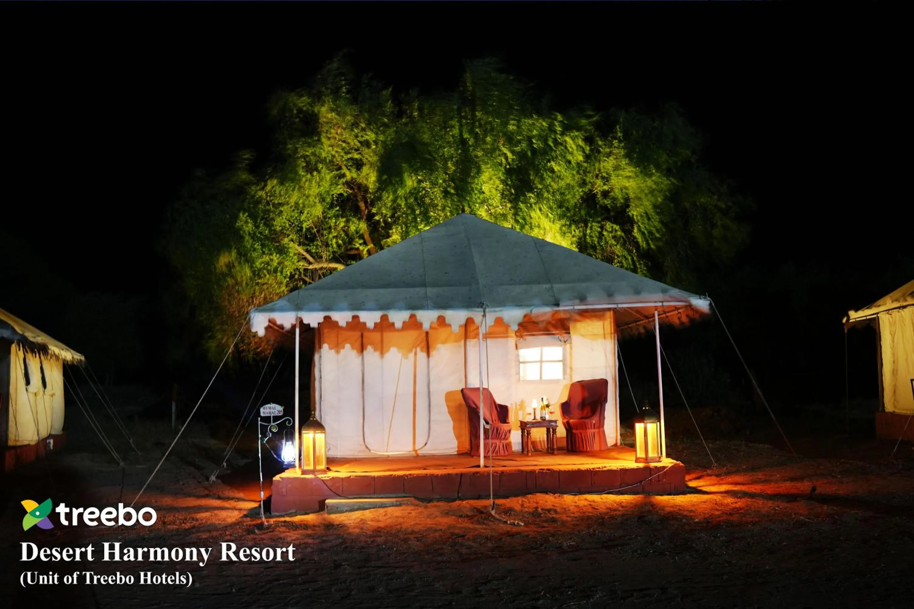 Facade/entrance in Treebo Desert Harmony Camp