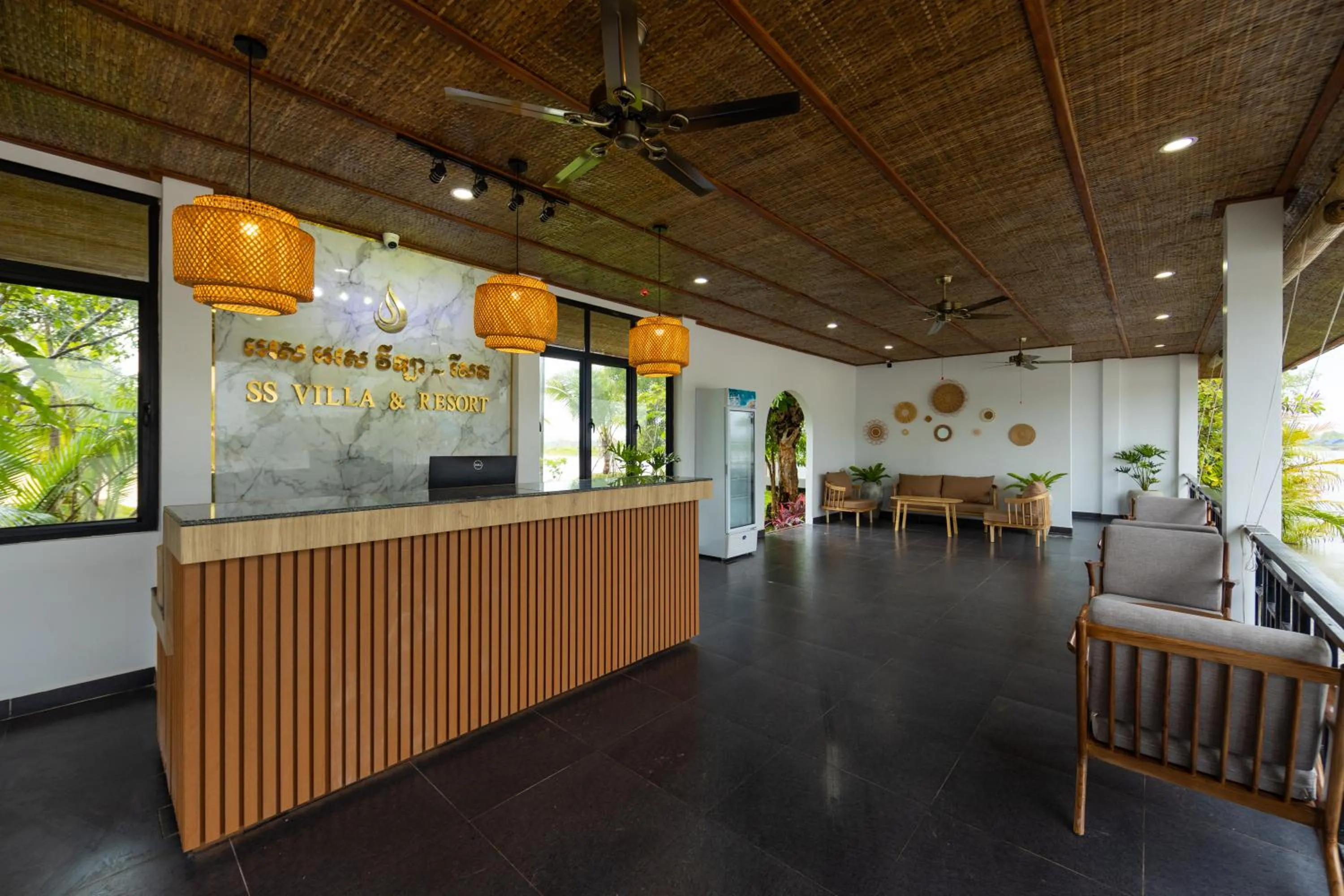 Lobby or reception in SS Villa & Resort