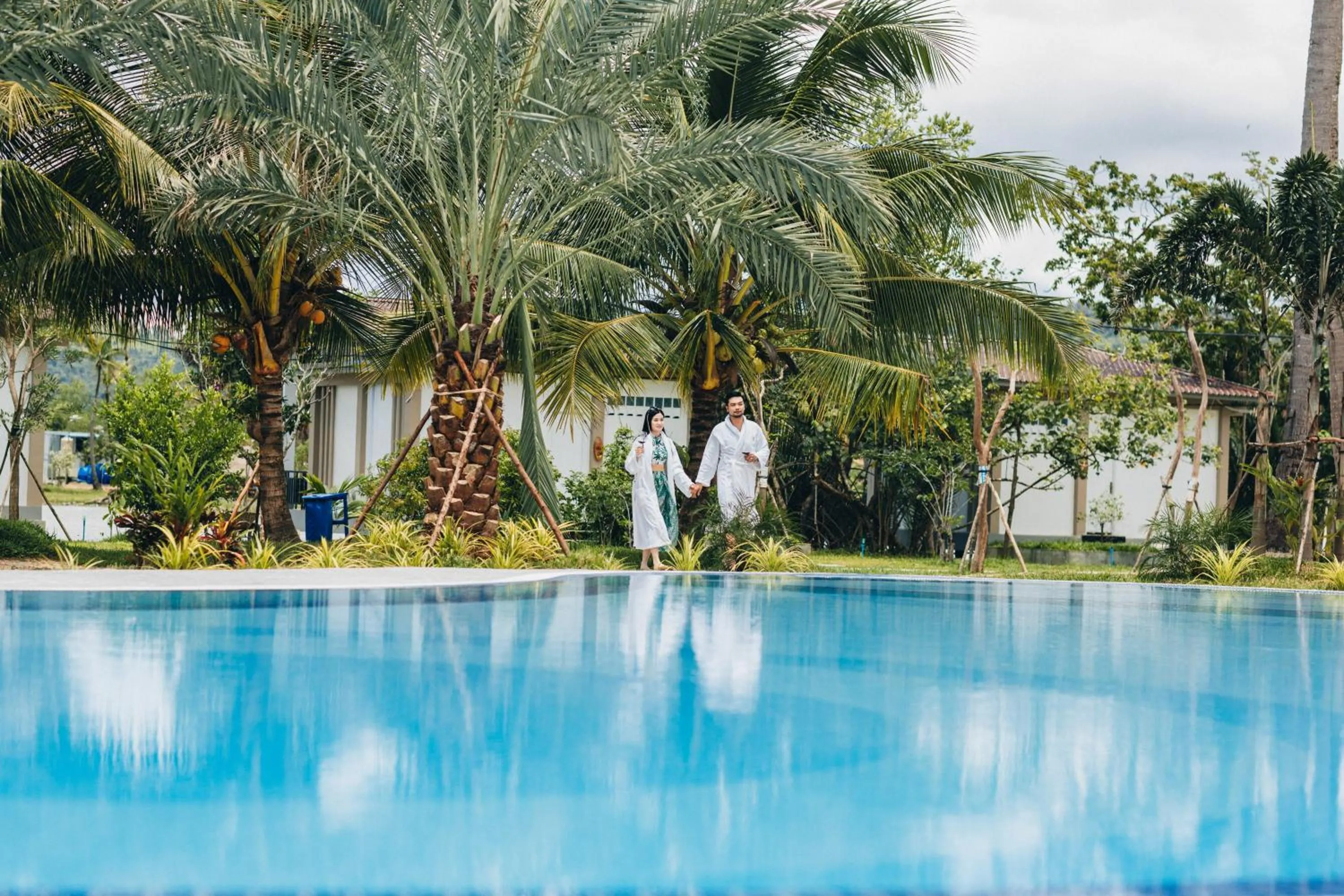 Swimming pool in SS Villa & Resort