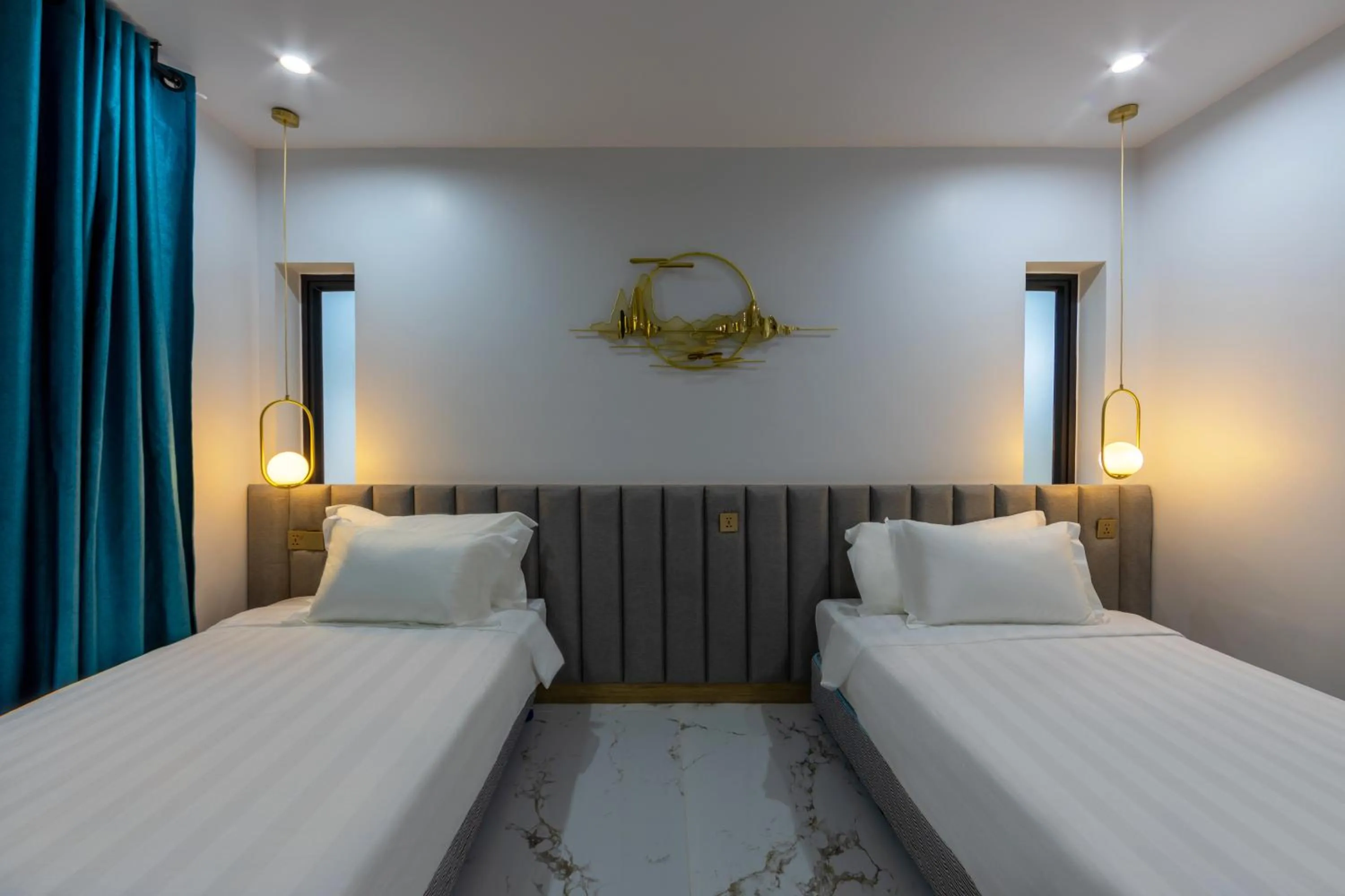 Bedroom in SS Villa & Resort