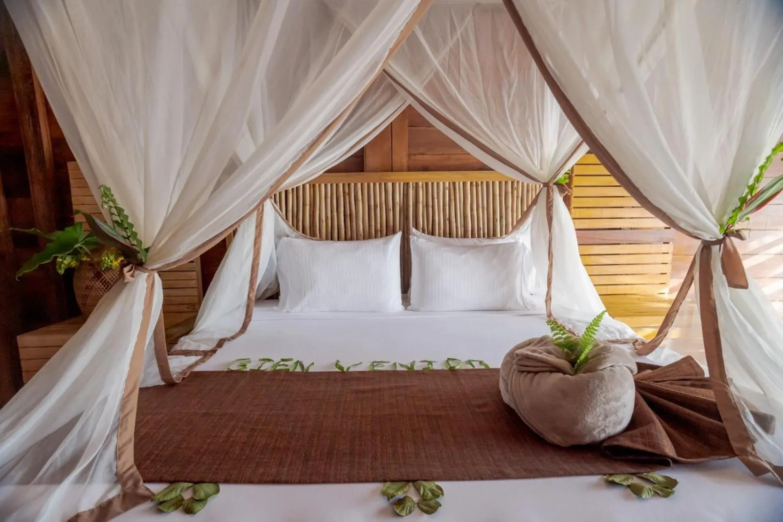 Bed in Biohotel Arara River