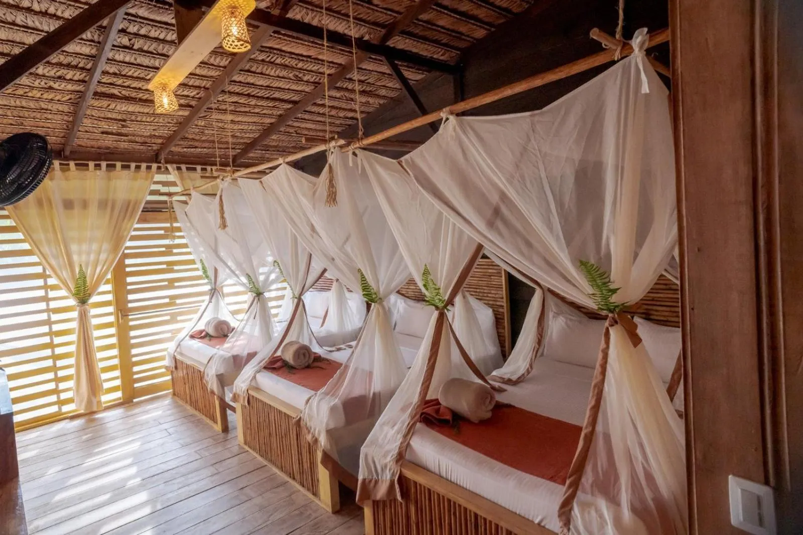 Bed in Biohotel Arara River