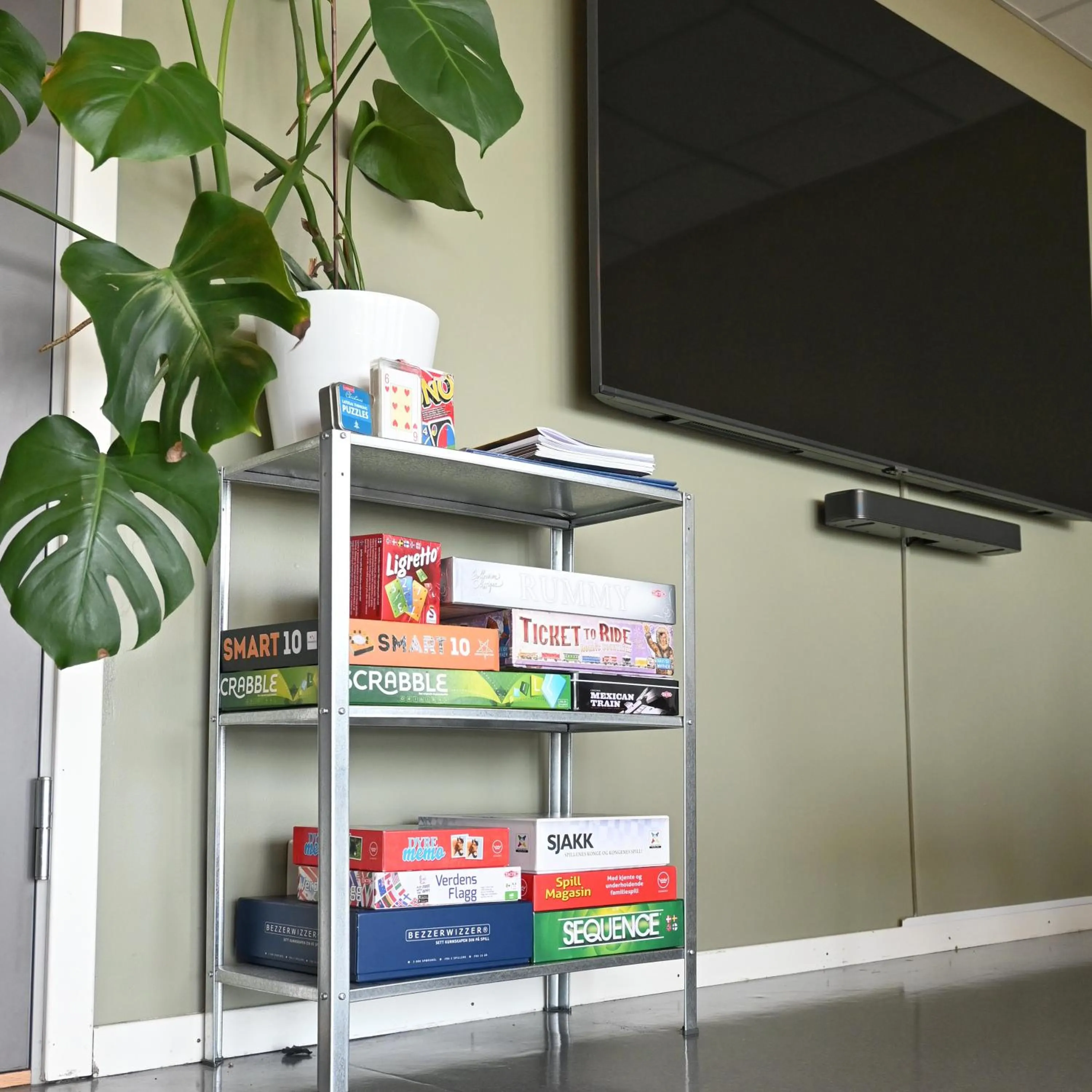 Communal lounge/ TV room in Rumi Hostel