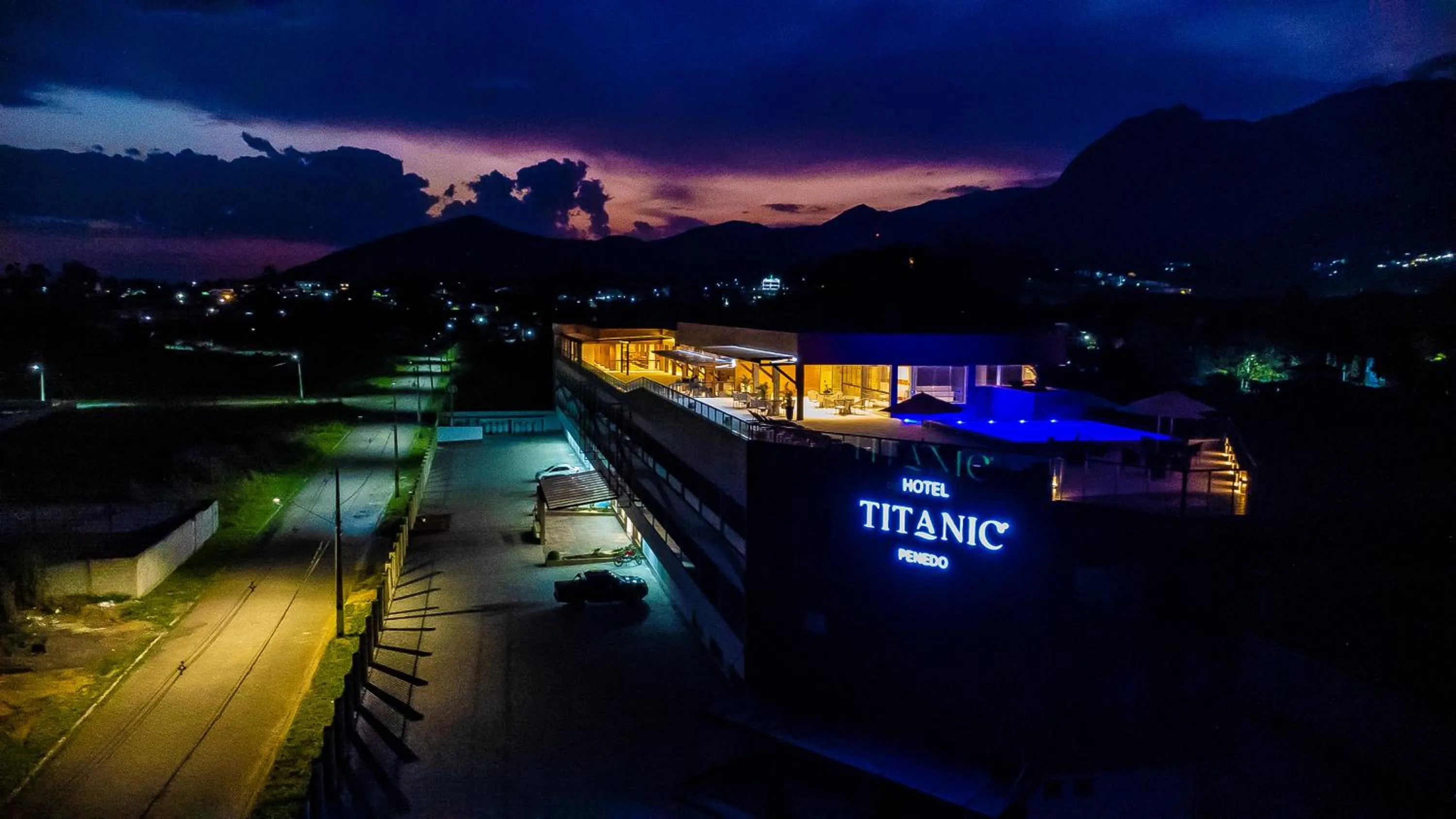 Bird's eye view in Hotel Titanic Penedo