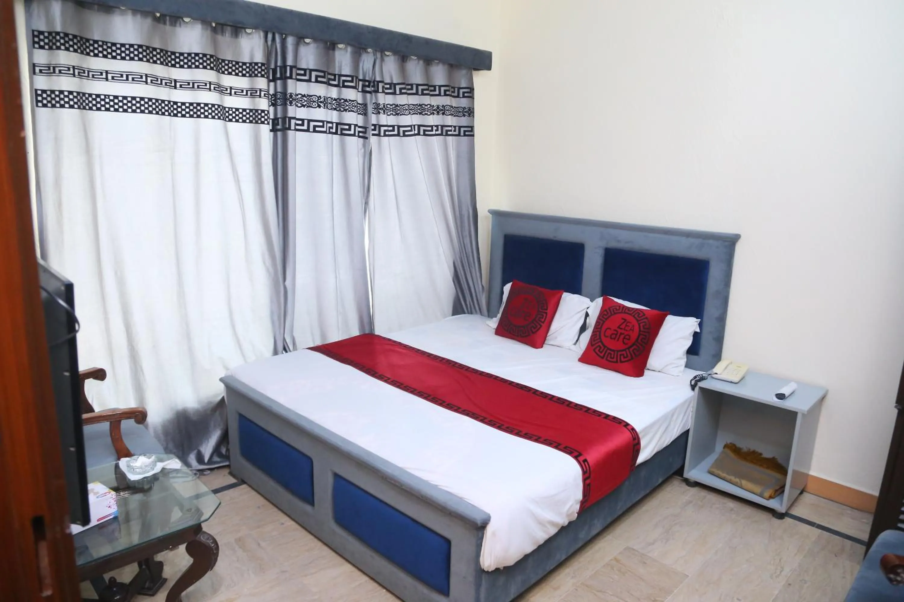 Bed in Hotel Zea Care Johar Town Lahore