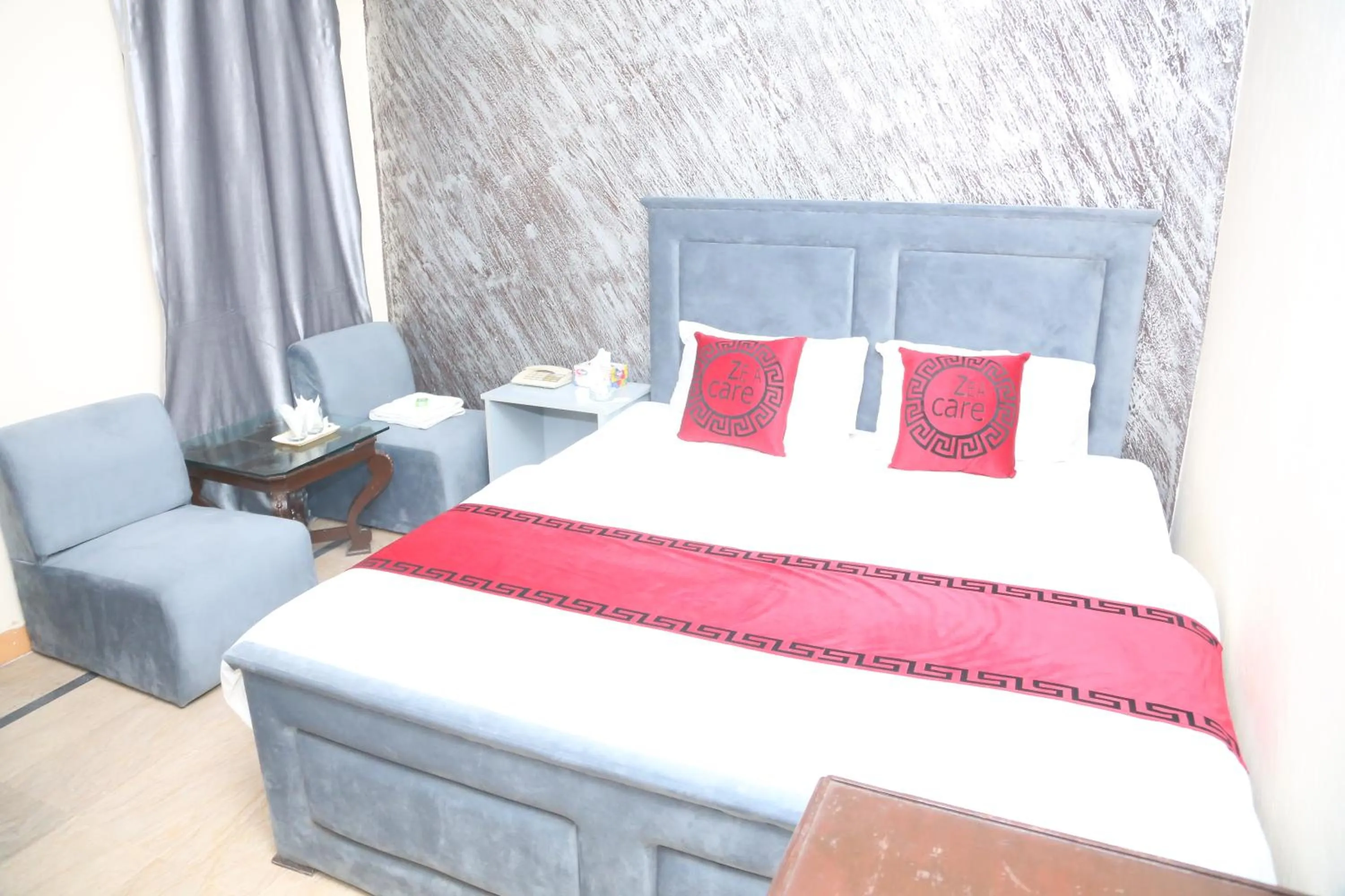 Bed in Hotel Zea Care Johar Town Lahore