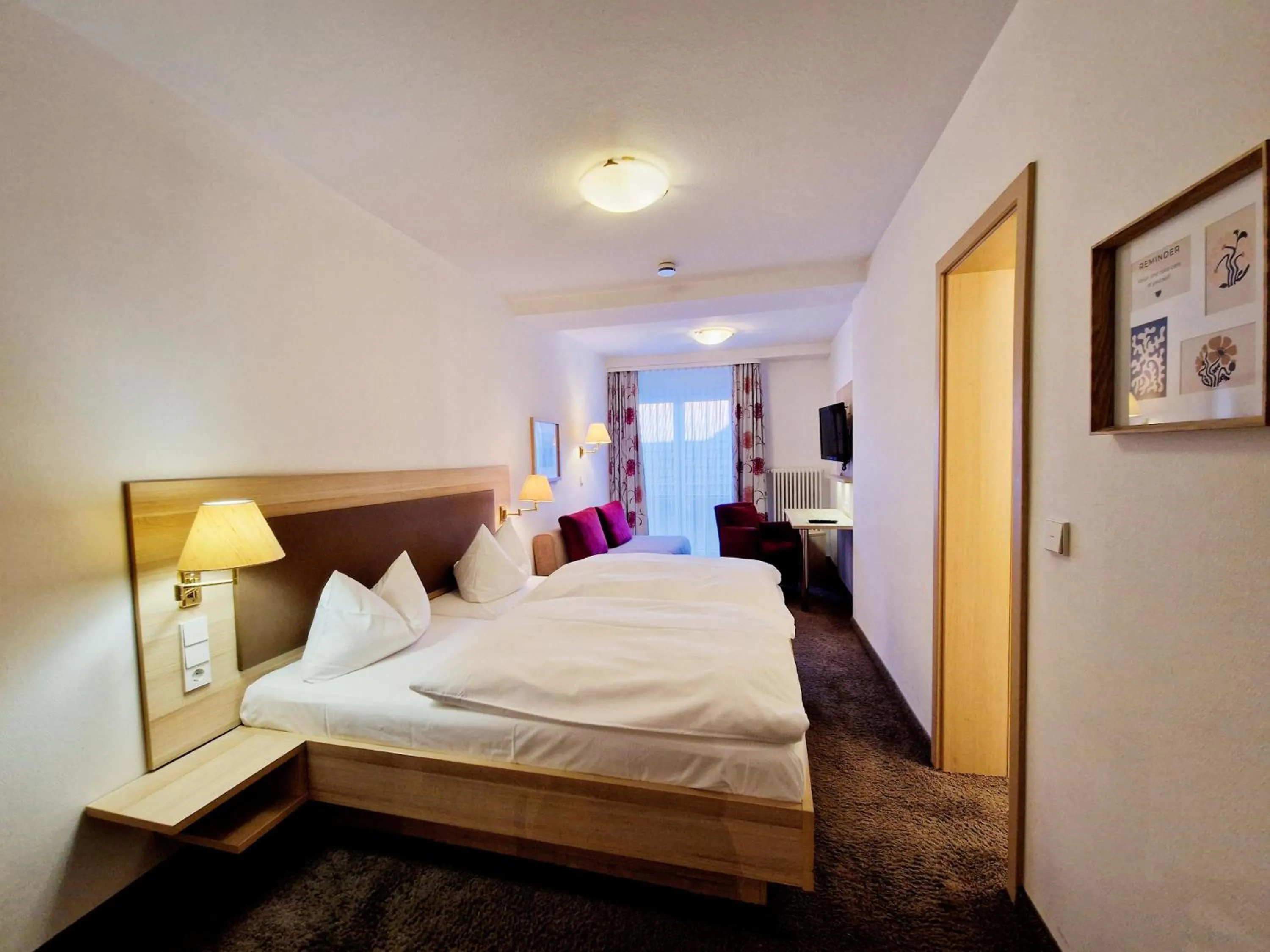 Bed in Blume Hausach I Hotel & Restaurant