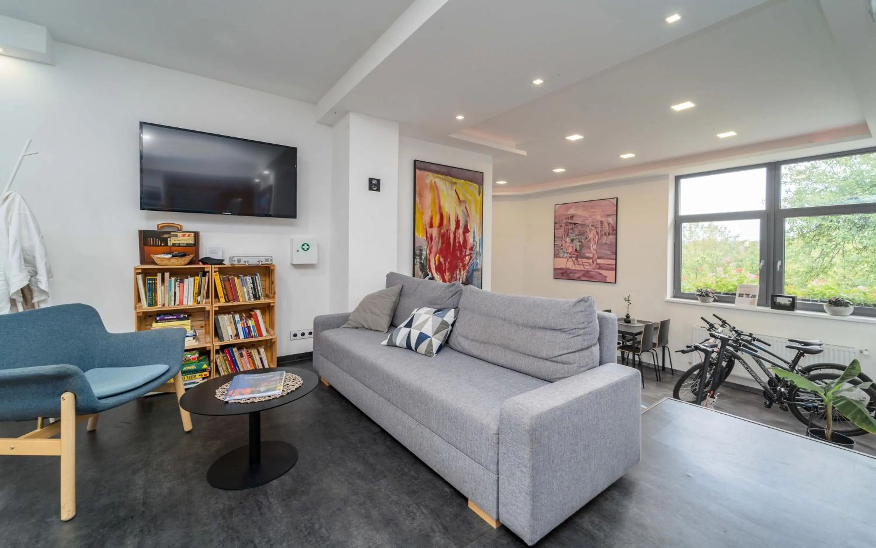 Library in Hotel Vincent