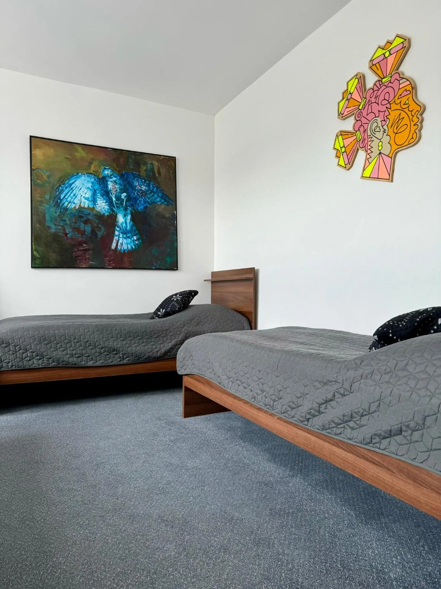 Bed in Hotel Vincent